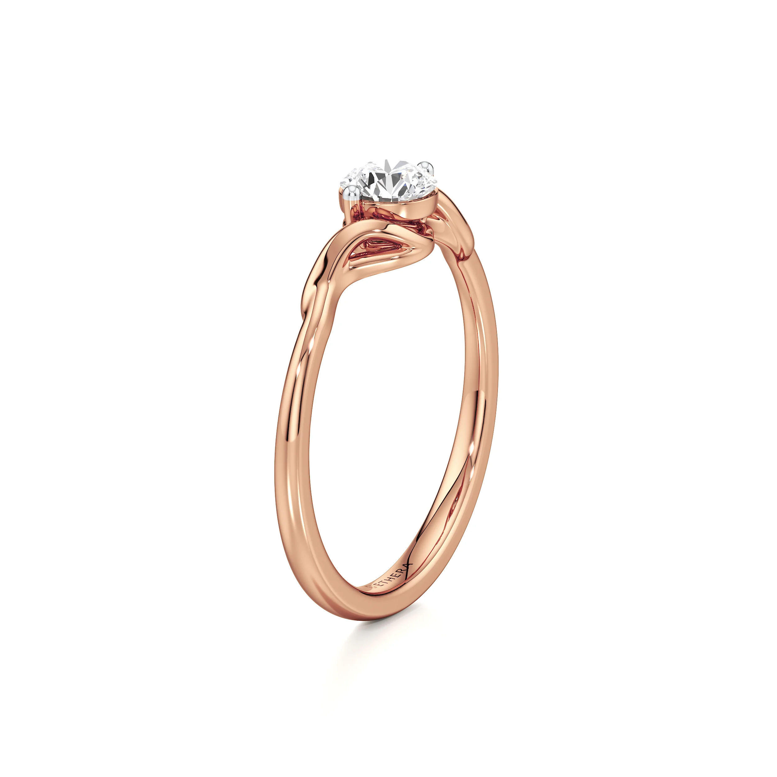 Sway Solitaire Ring 13