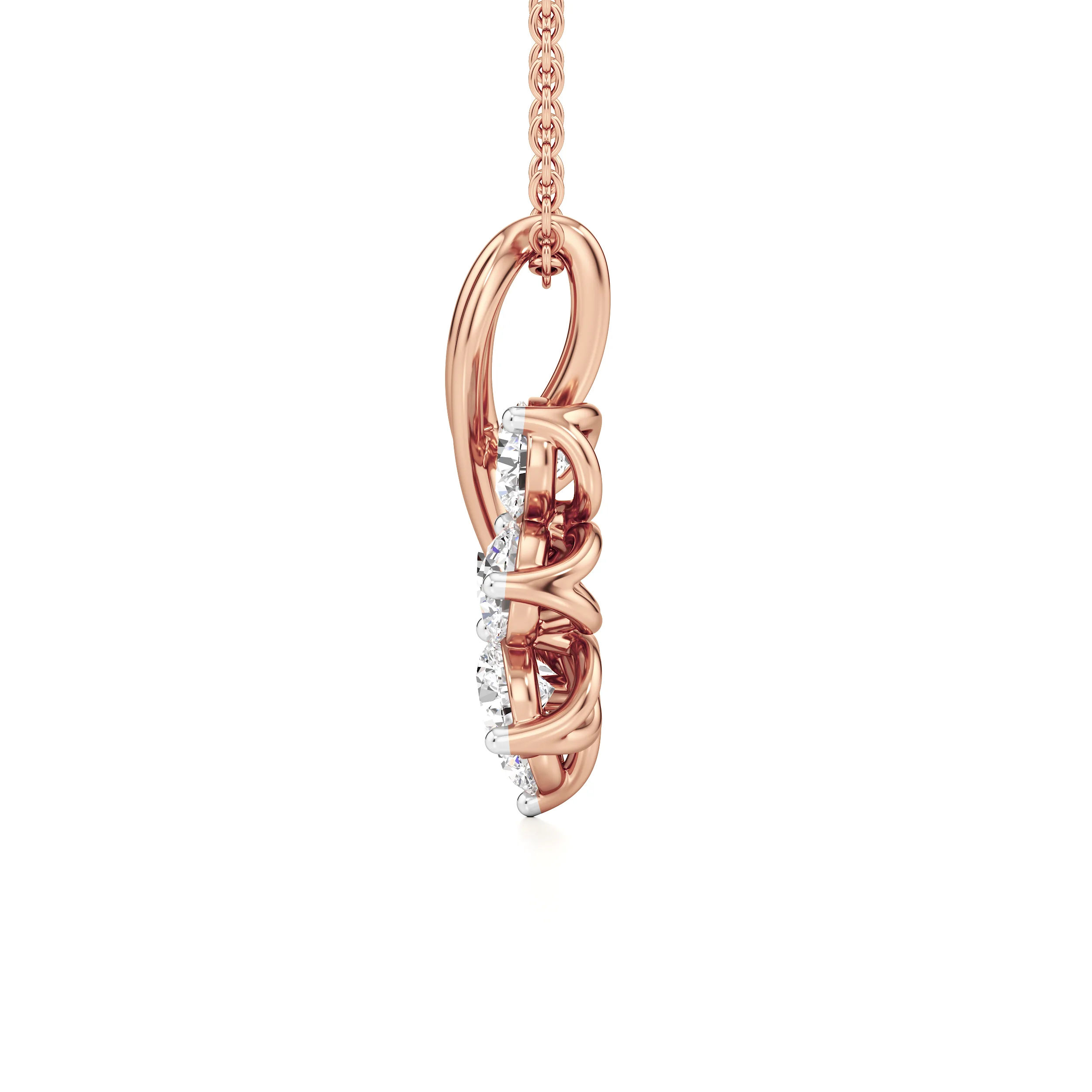 Loop Petal Pendant 11