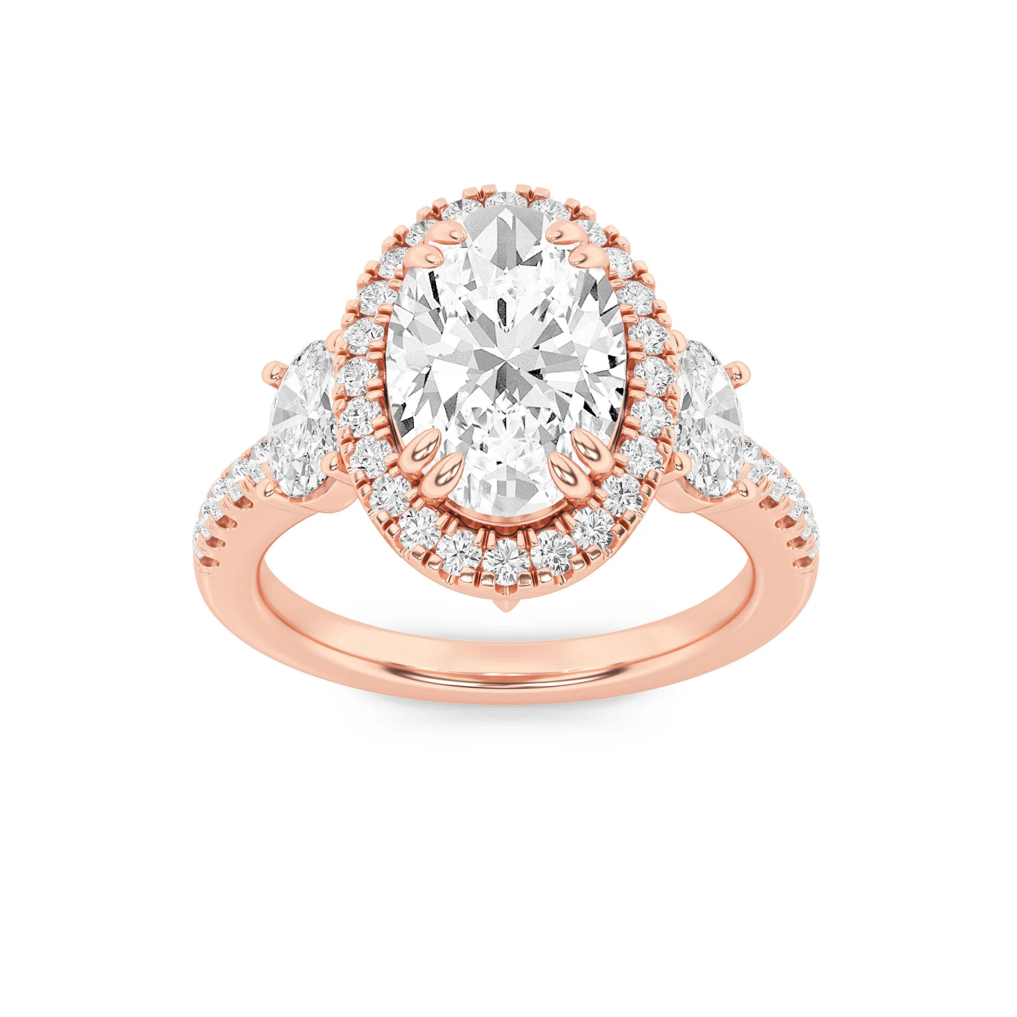 Harmony Of 3 Stone Ring 13