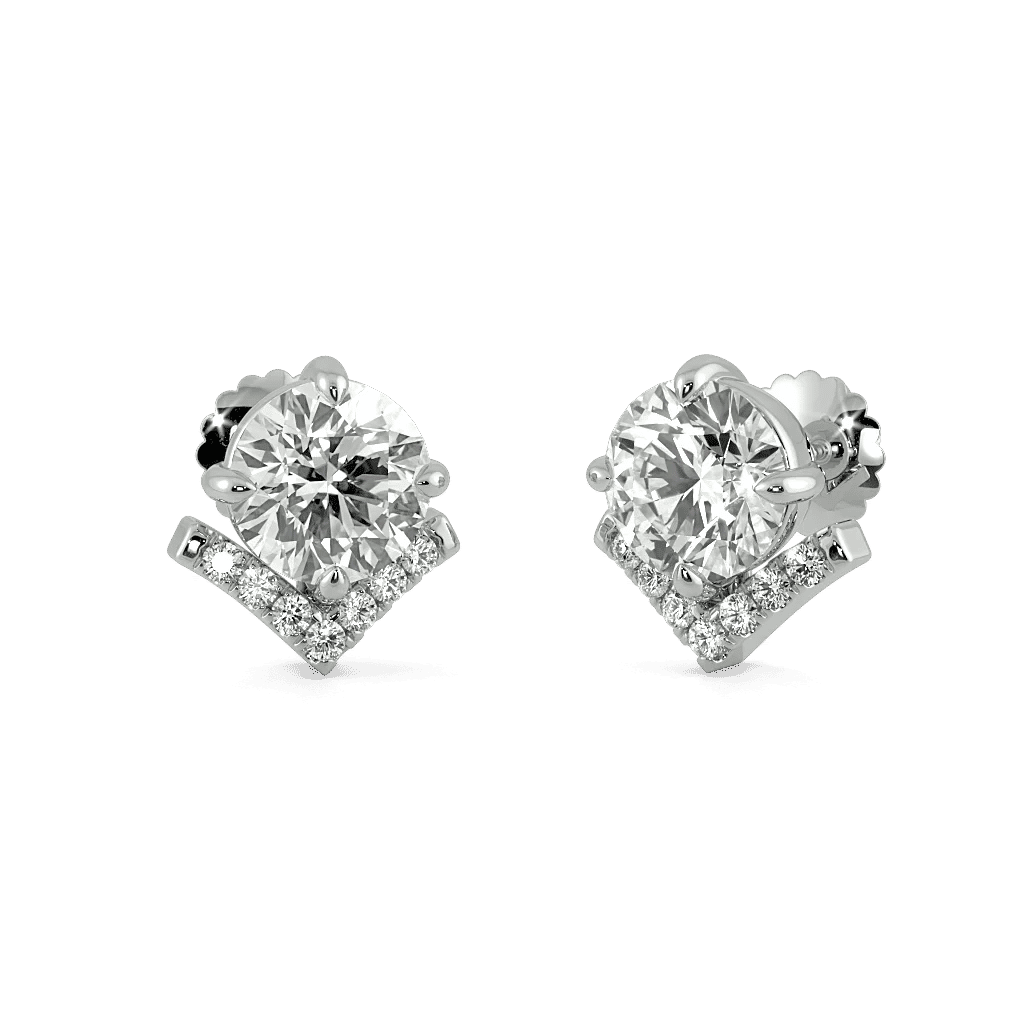 The Jewel Cradle Stud Earrings 0