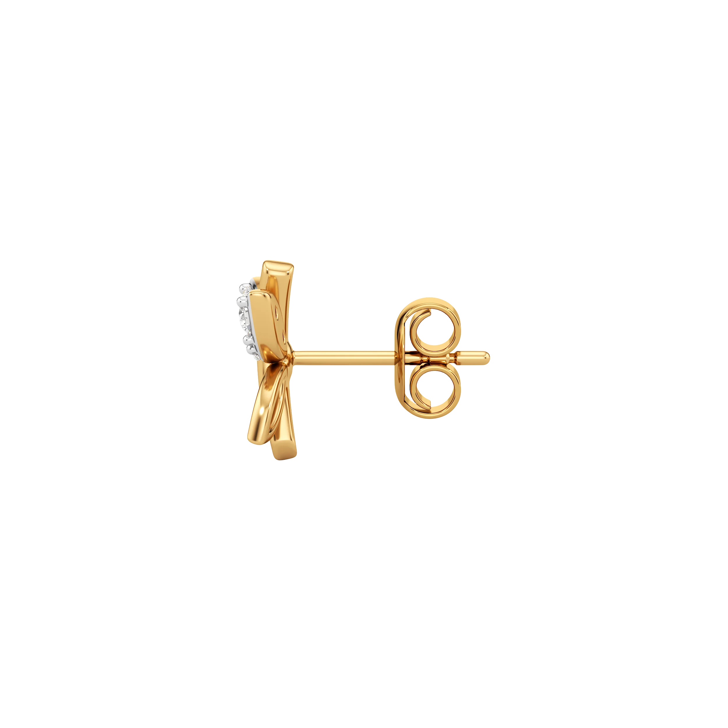 Flutterleaf Diamond Studs 2