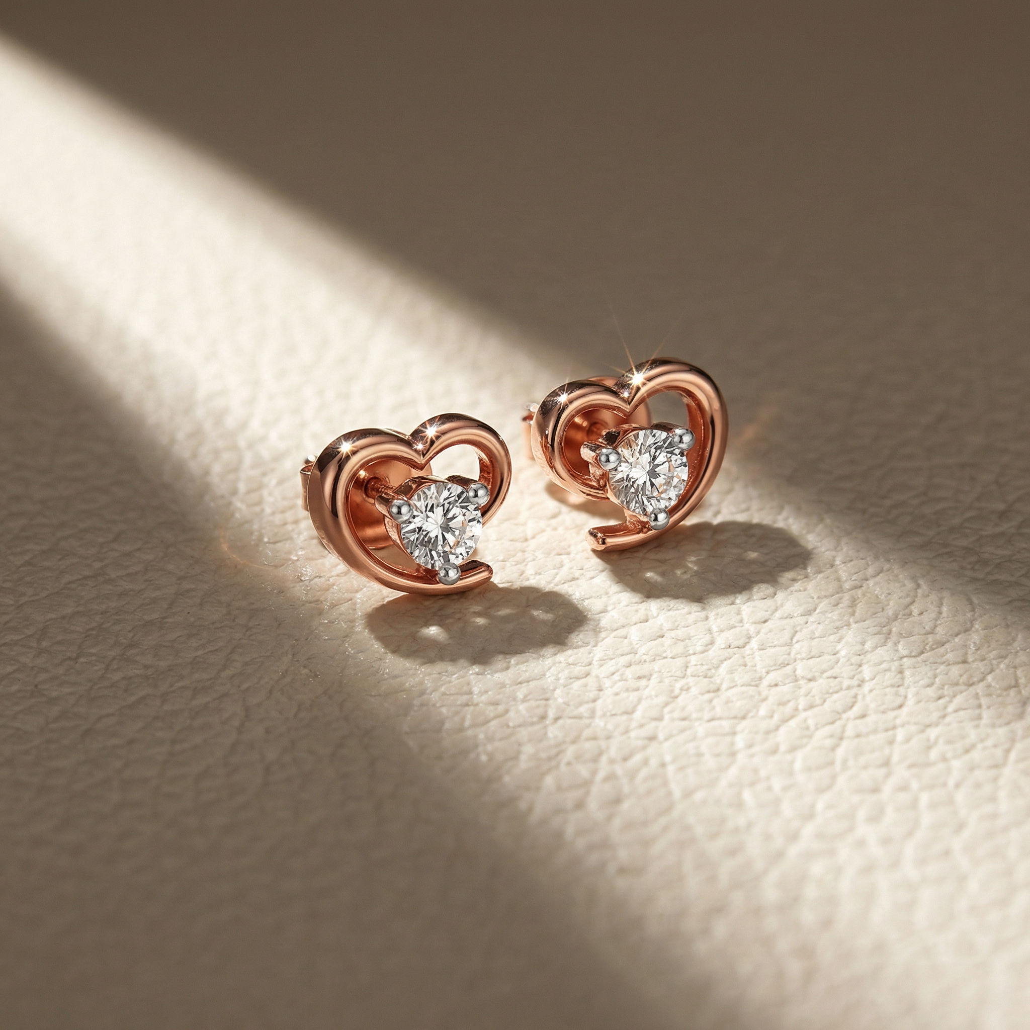 Heart Edit Studs 2