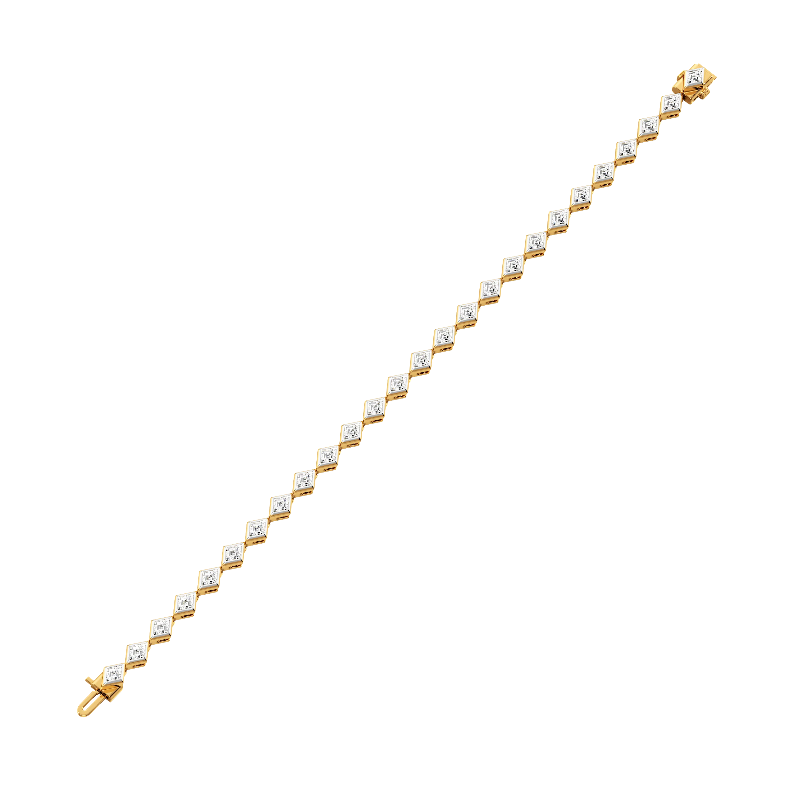 Infinite Lozenge Tennis Bracelet 6