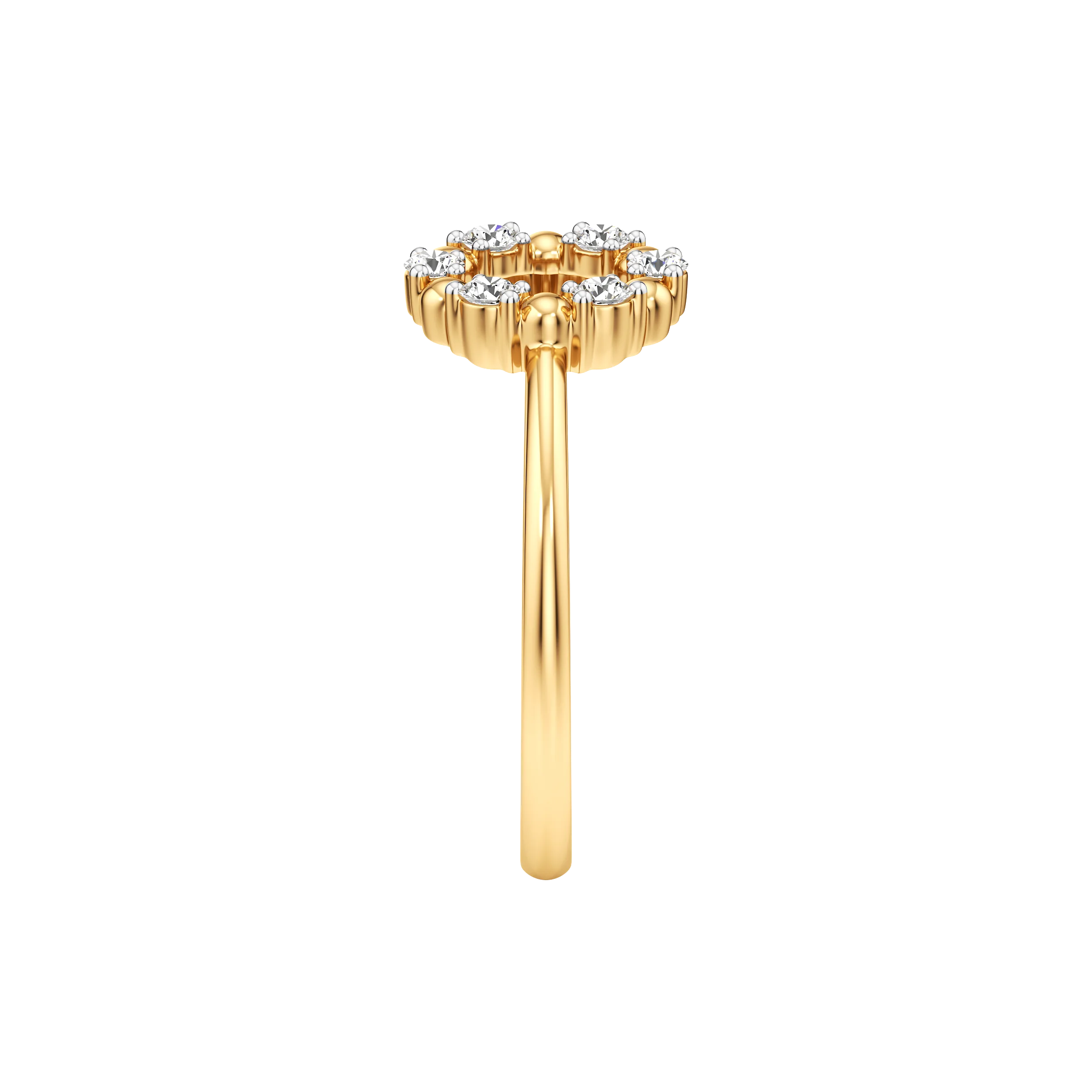 Orbit Petite Diamond Ring 6