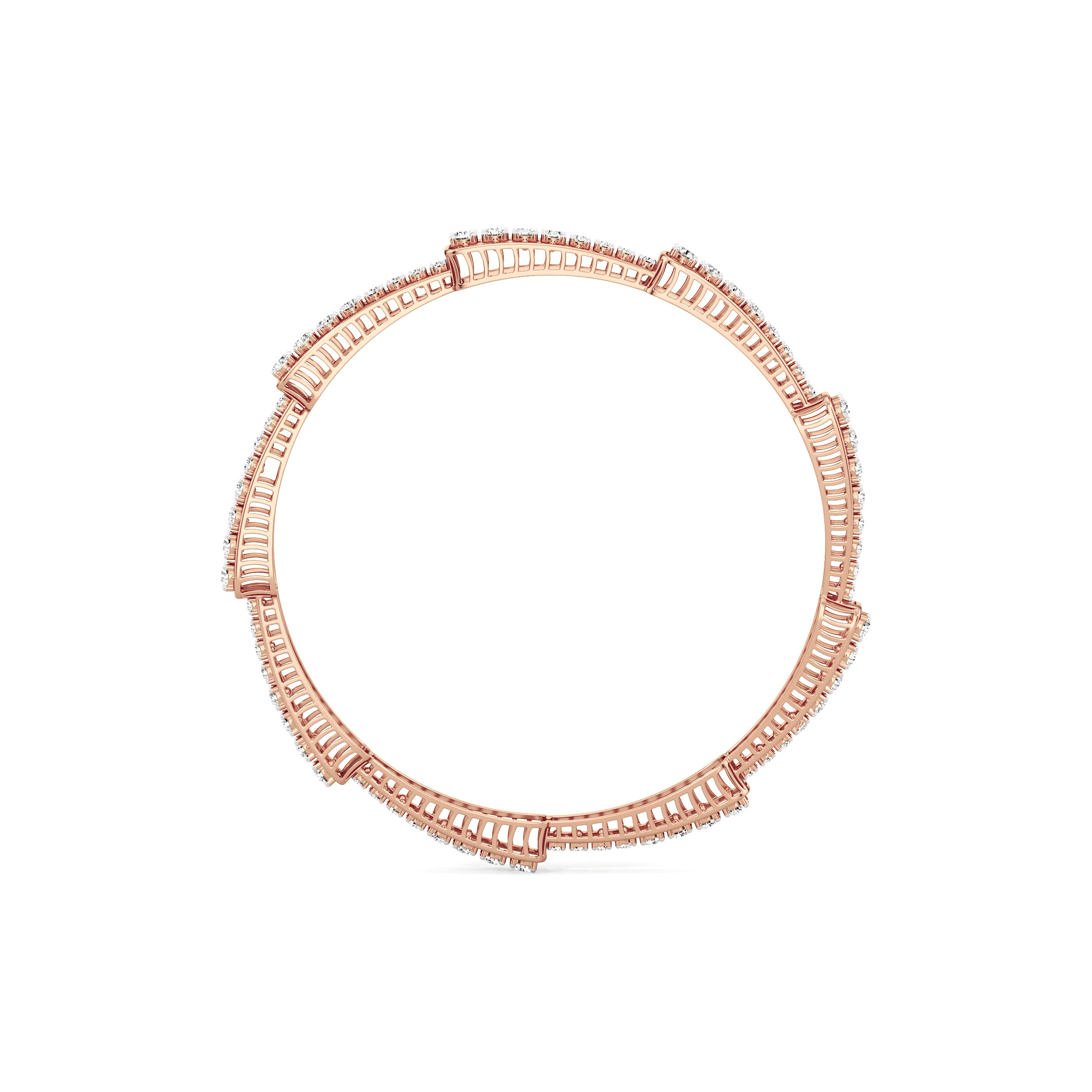 Regalia Line Diamond Bangle 8