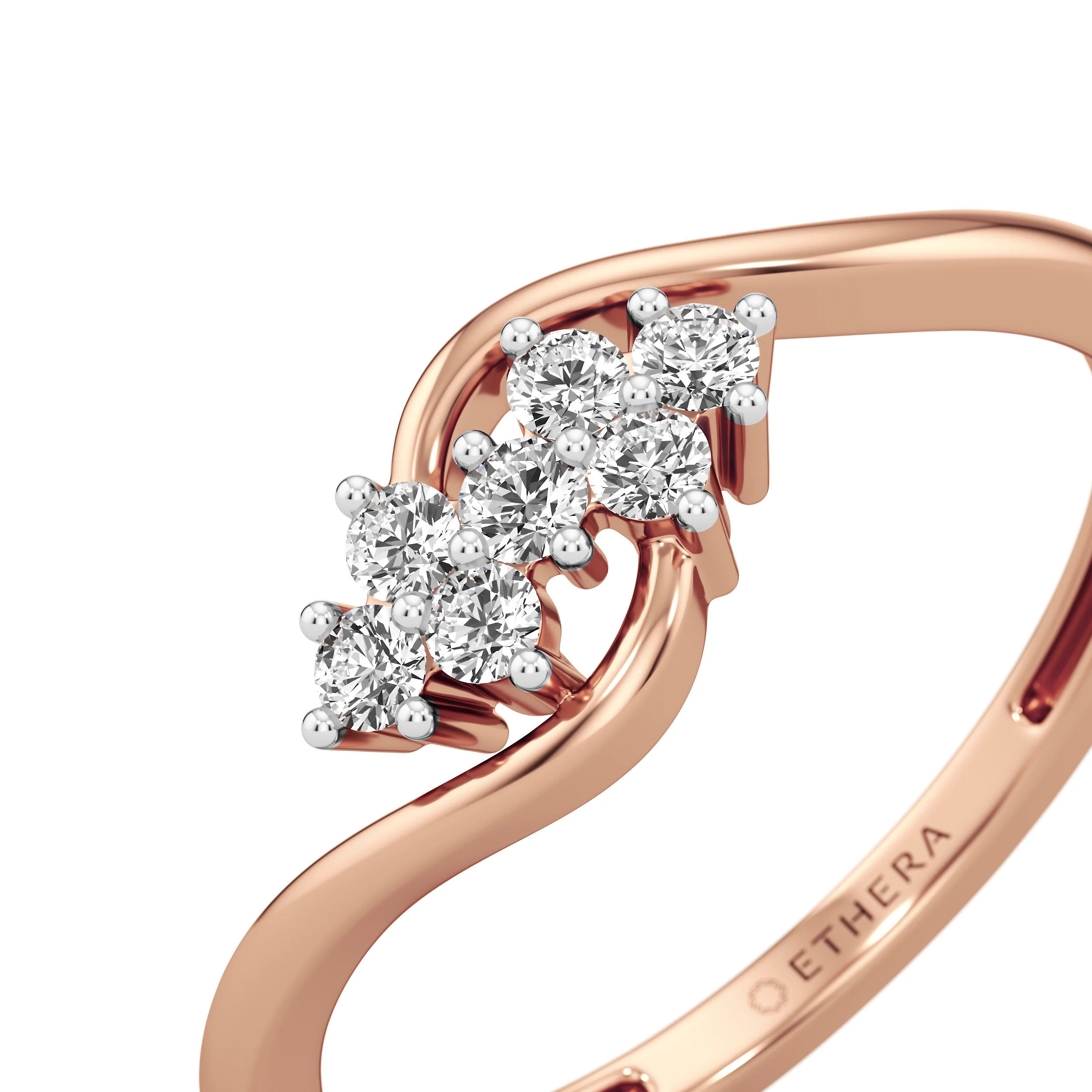 Serene Curve Ring 12