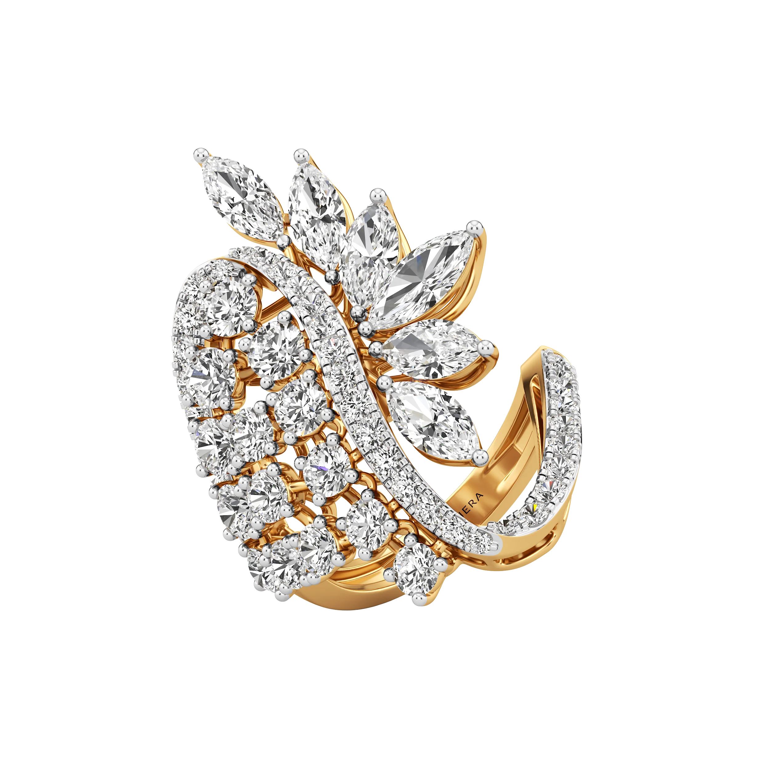 Aurora Wing Diamond Ring 3