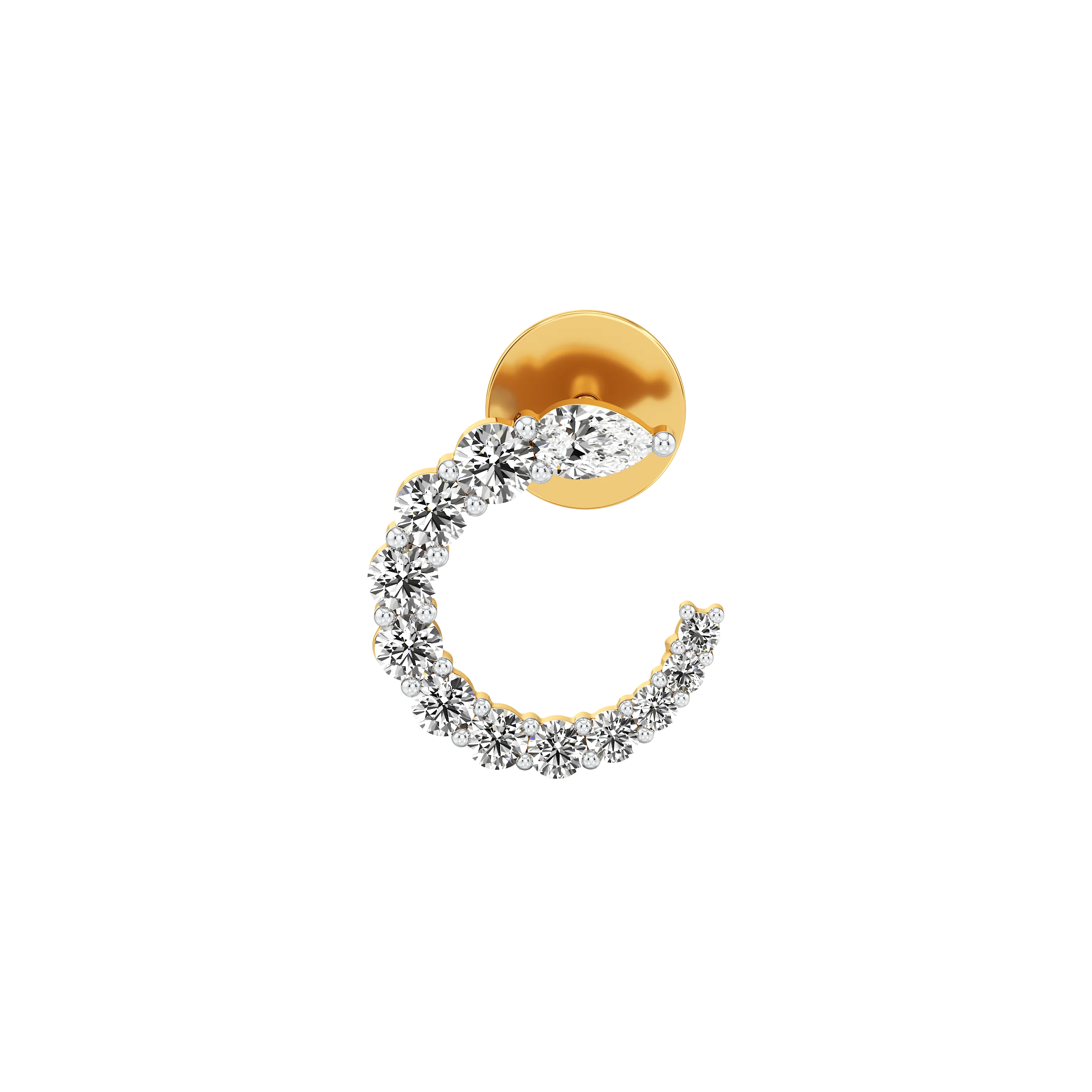 Celestia Curve Earrings 2