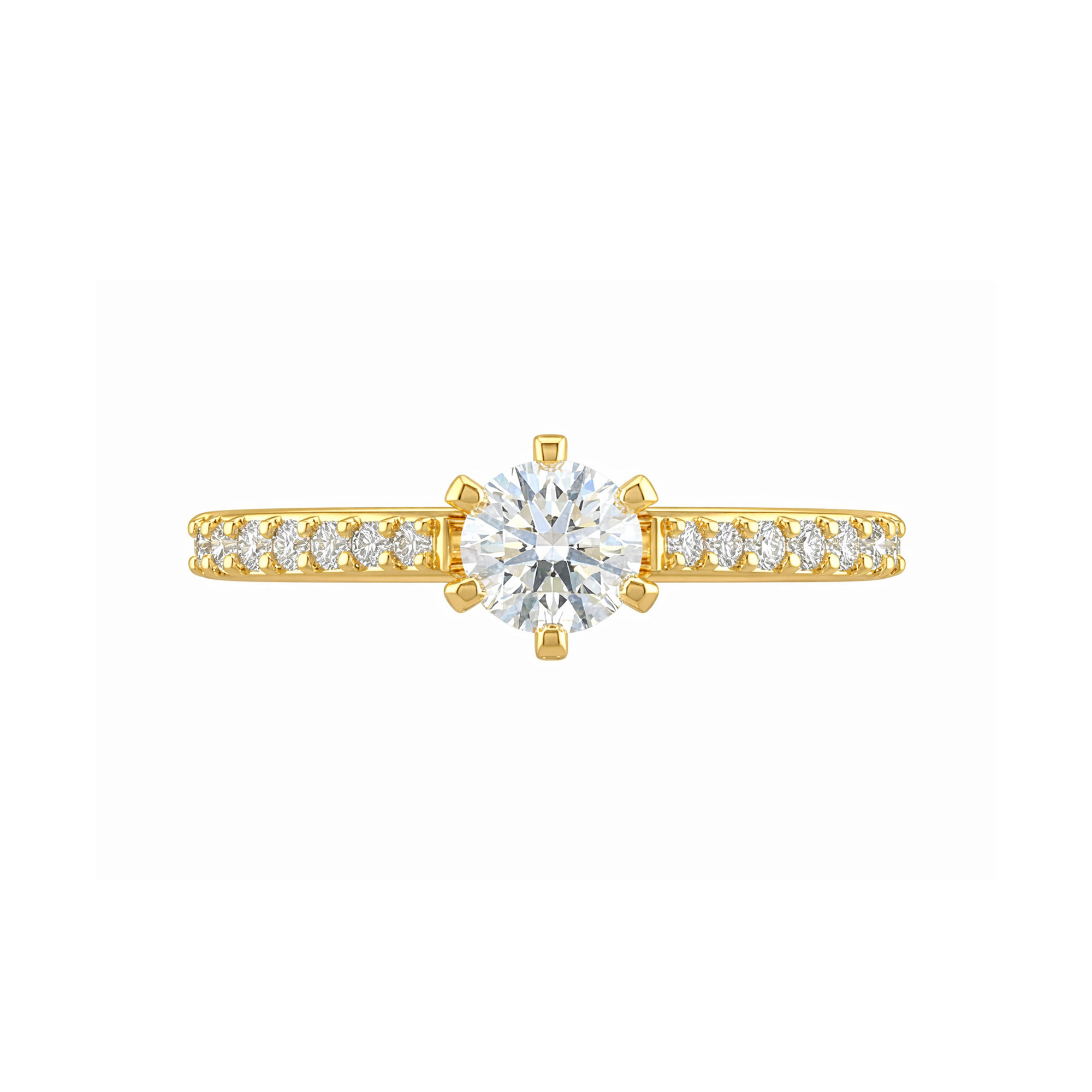 Glowrail Solitaire Ring hover