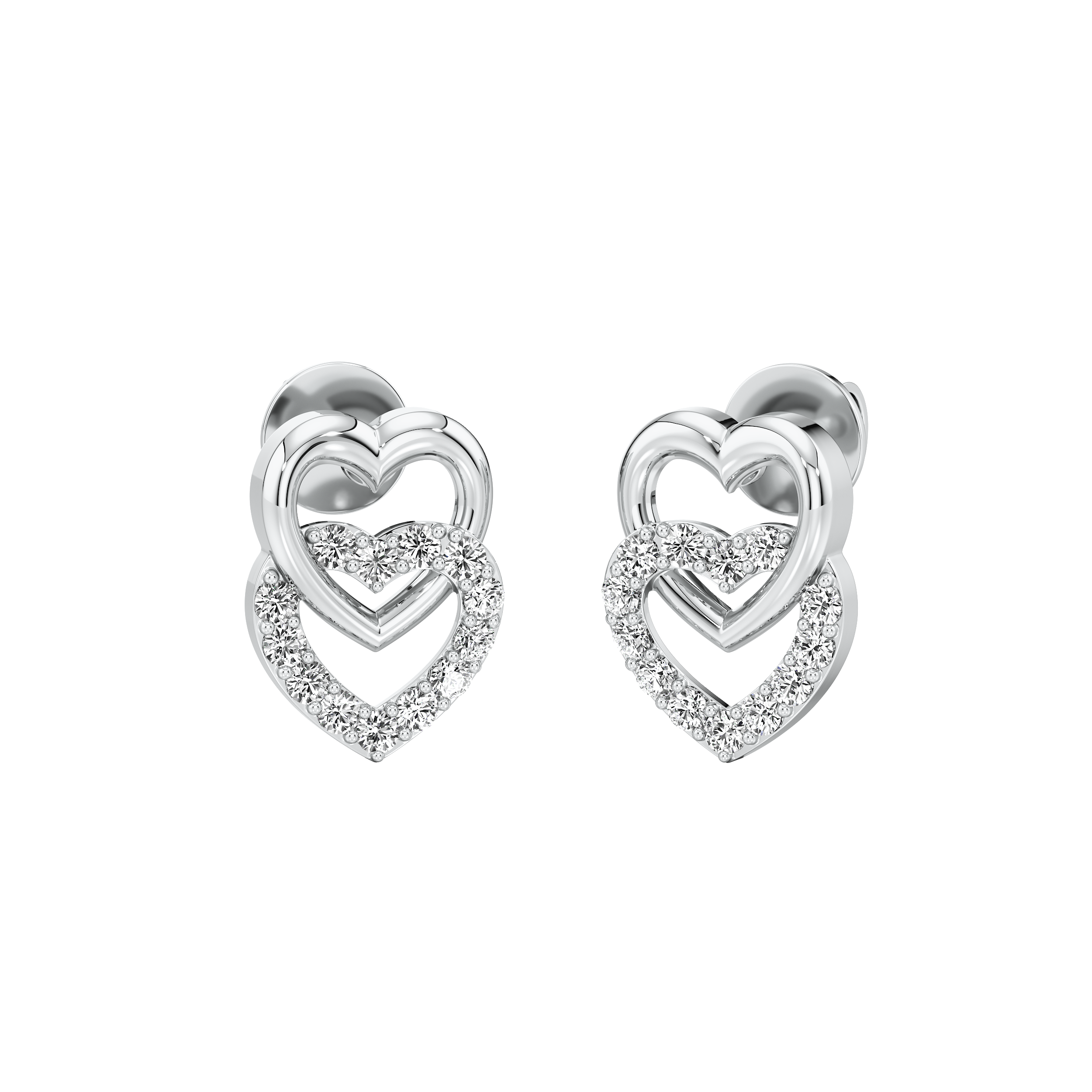 Infinity Hearts Studs 3