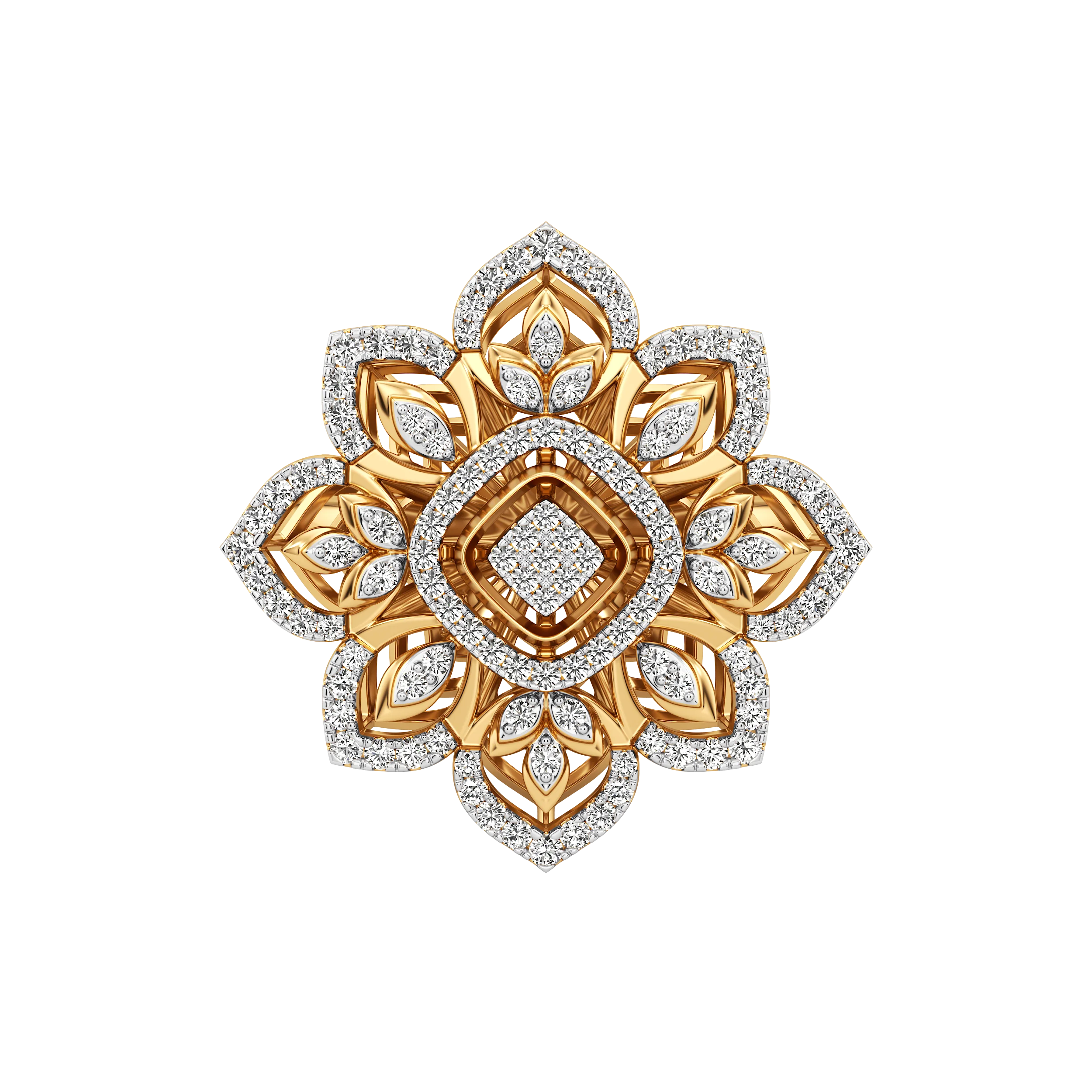 Lustre Petal Grande Ring 3