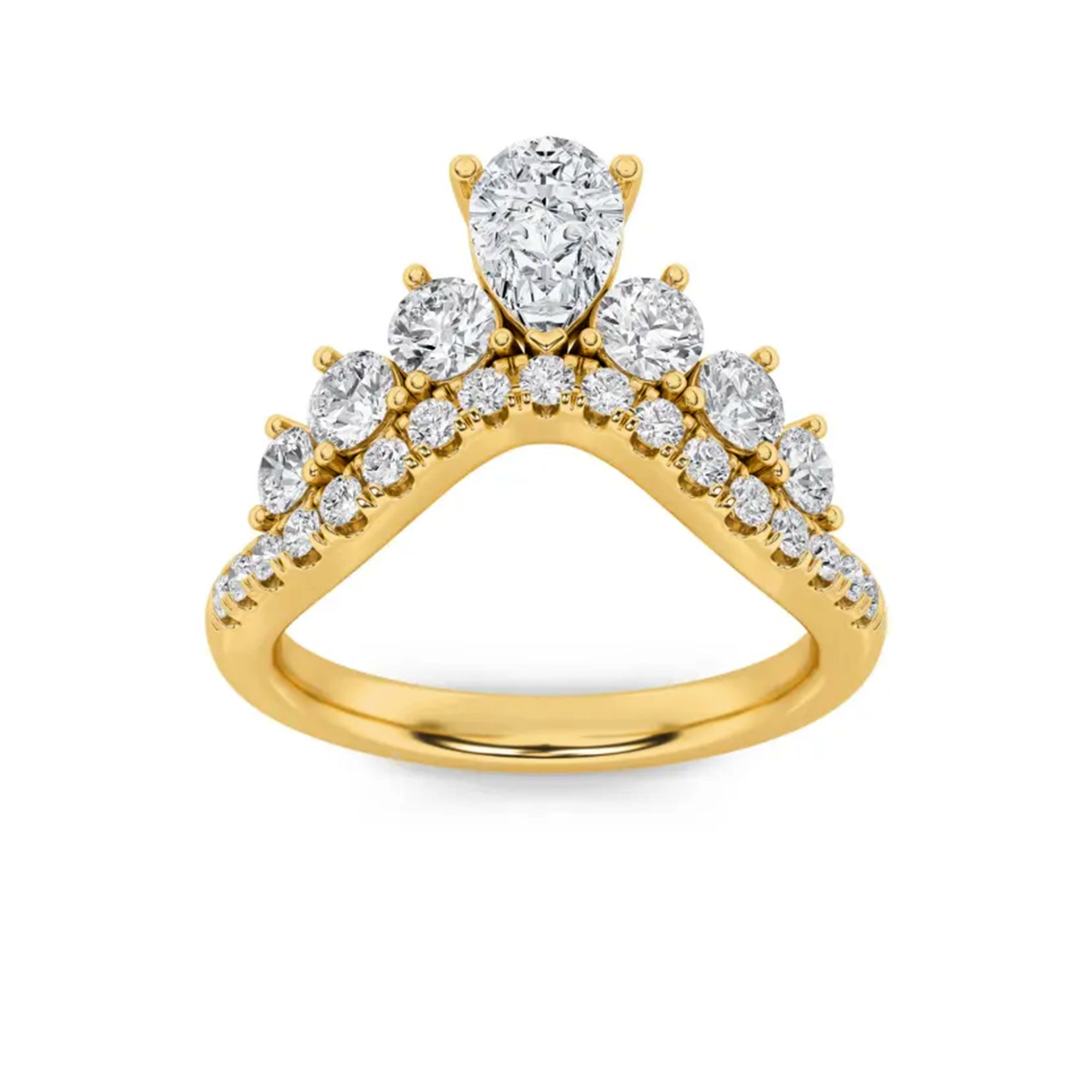 Aurora Crown Ring