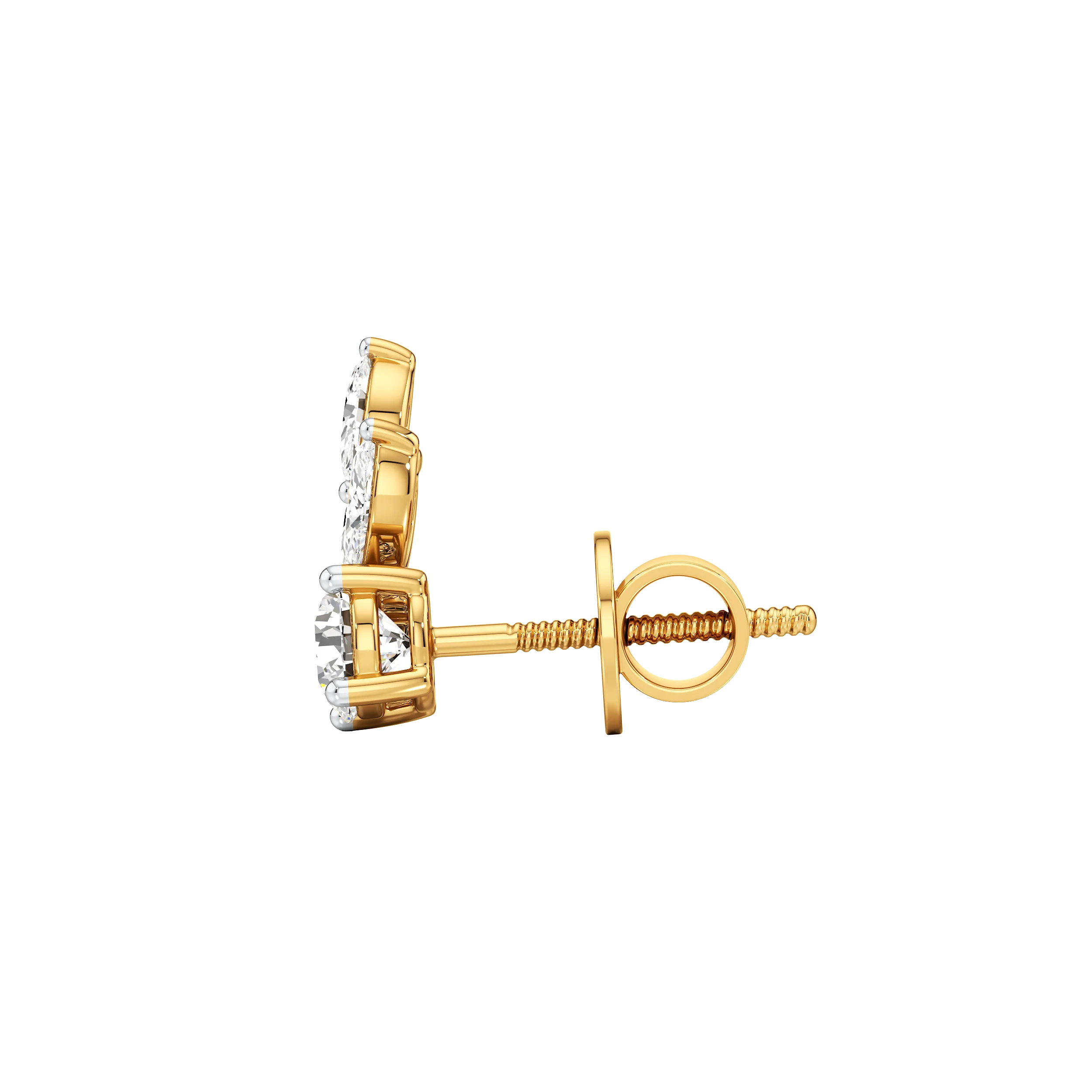 Petal Whisper Diamond Studs 2