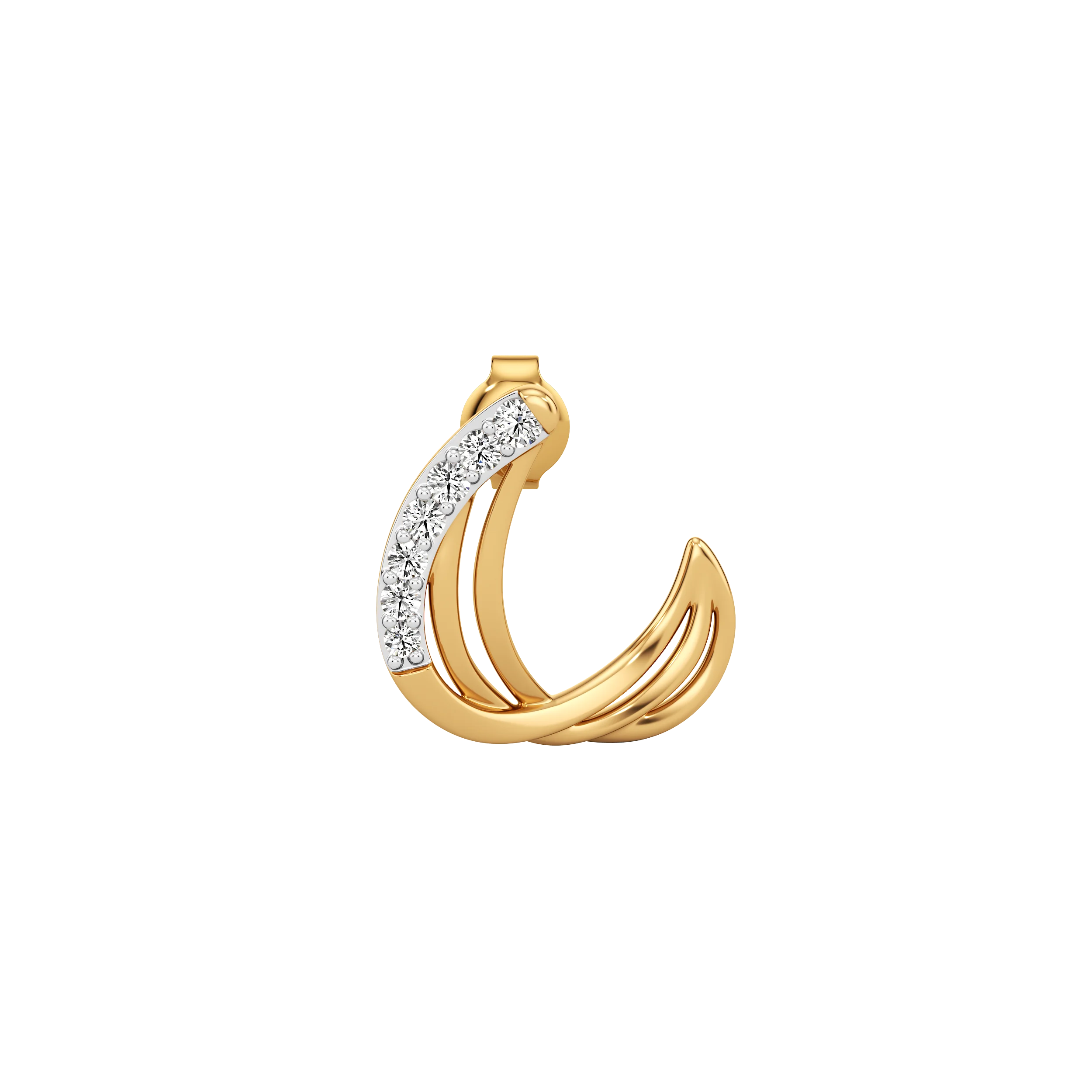 Crescent Arc Earrings 1