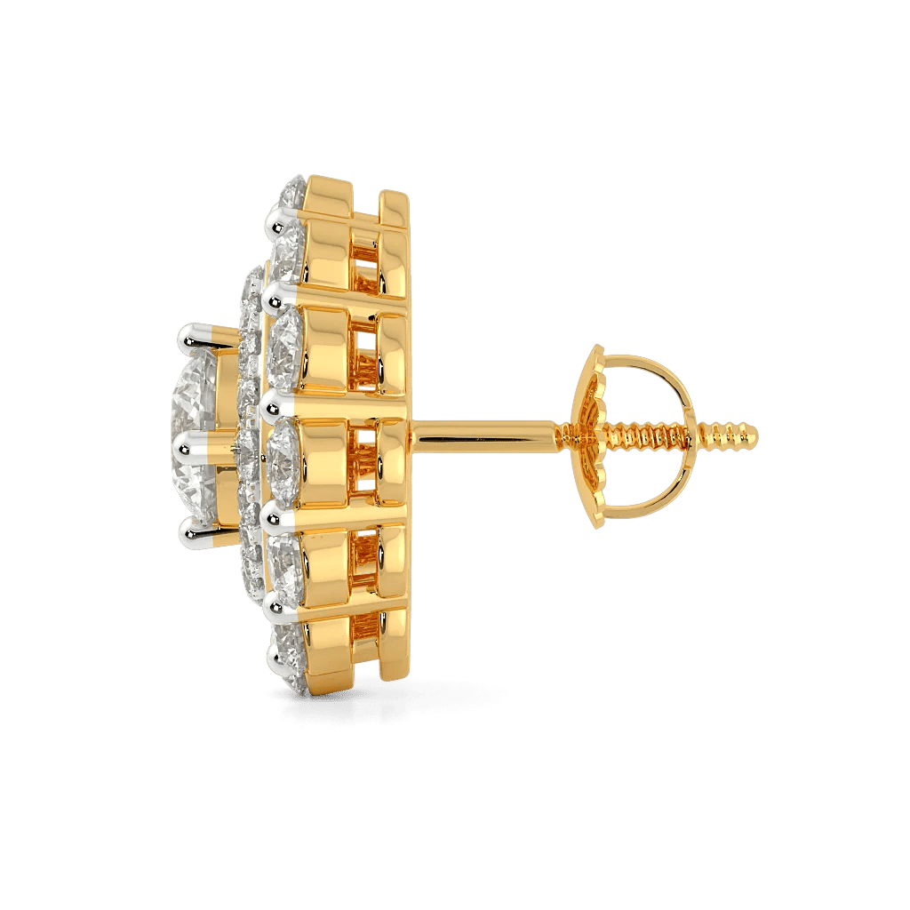 Heirloom Halo Pendant and earrings 7