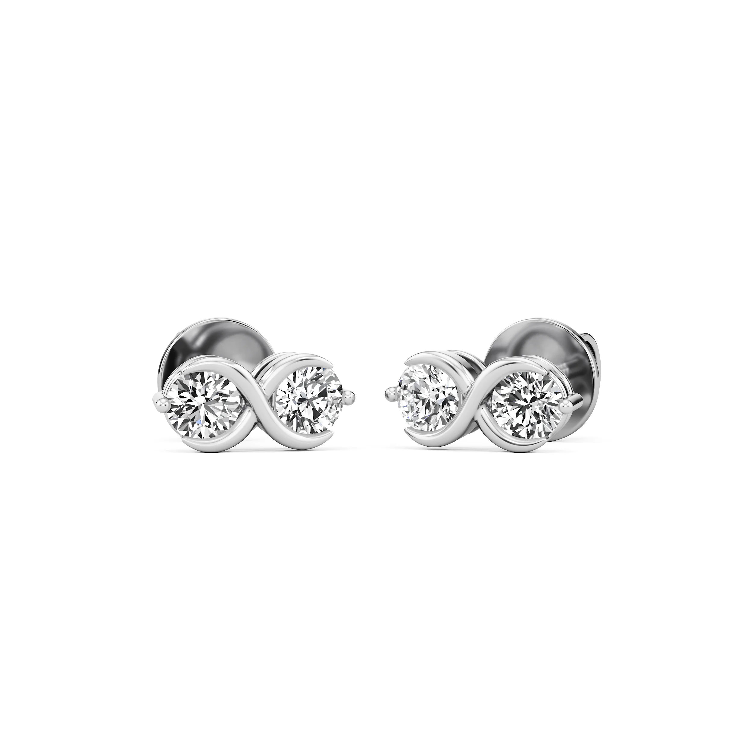 Dual Gleam Diamond Studs 2