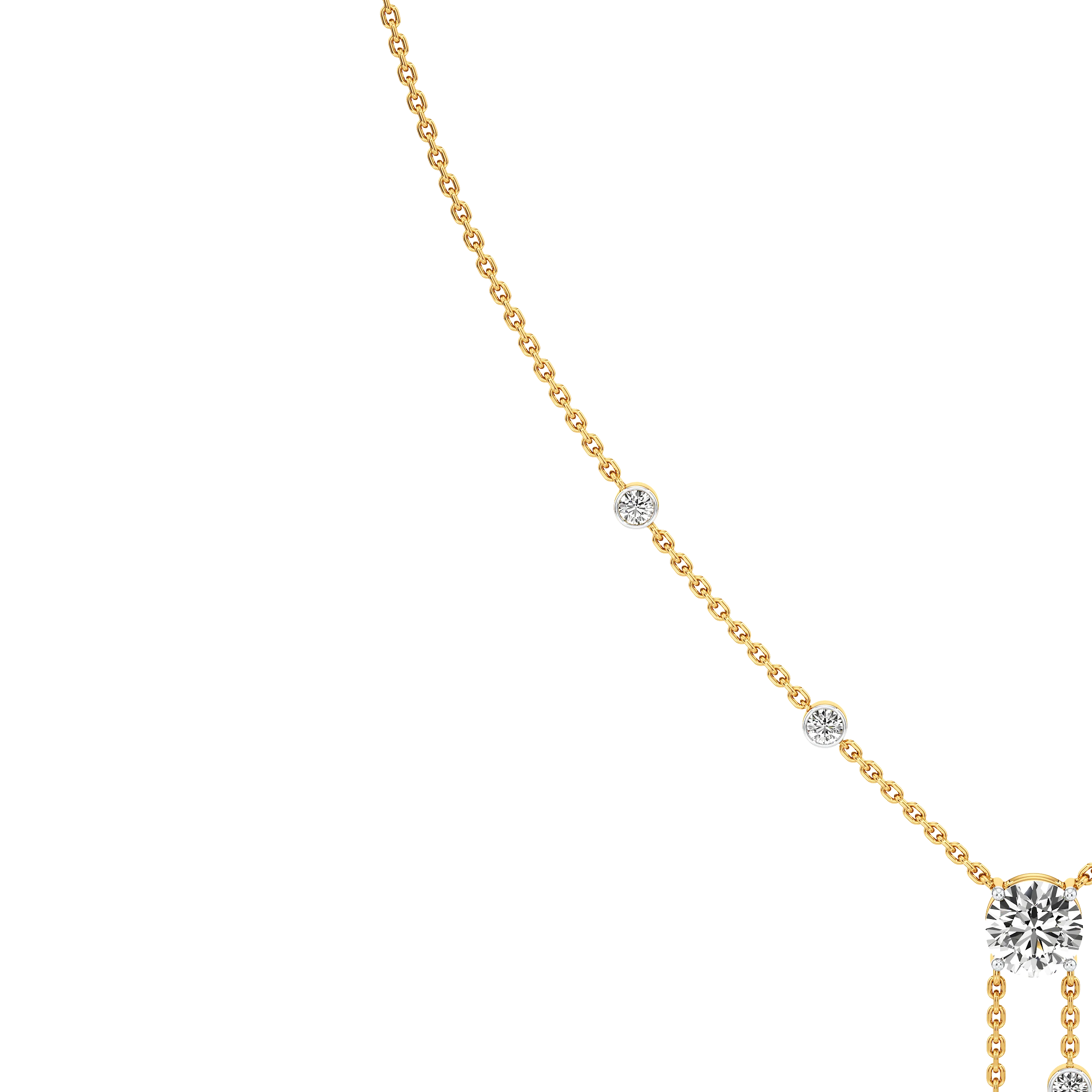 Starlit Cascade Necklace hover