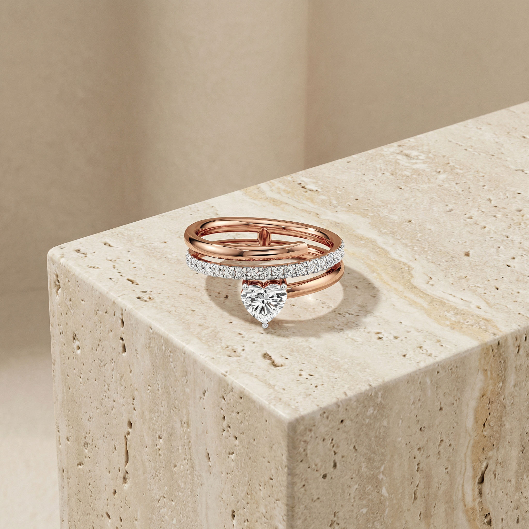 Heartfelt Majesty Solitaire Ring 3