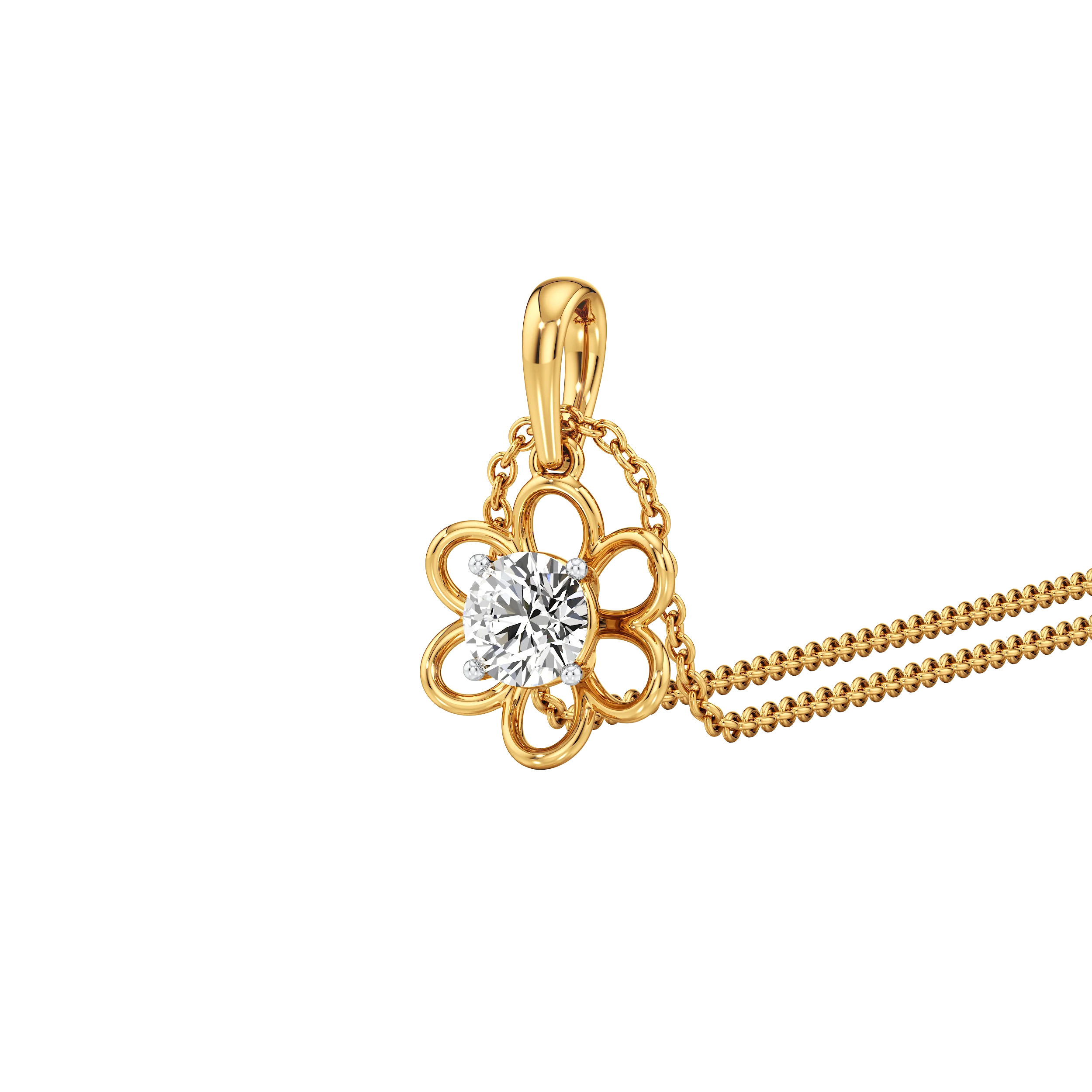 The Diya Petite Bloom Pendant 0