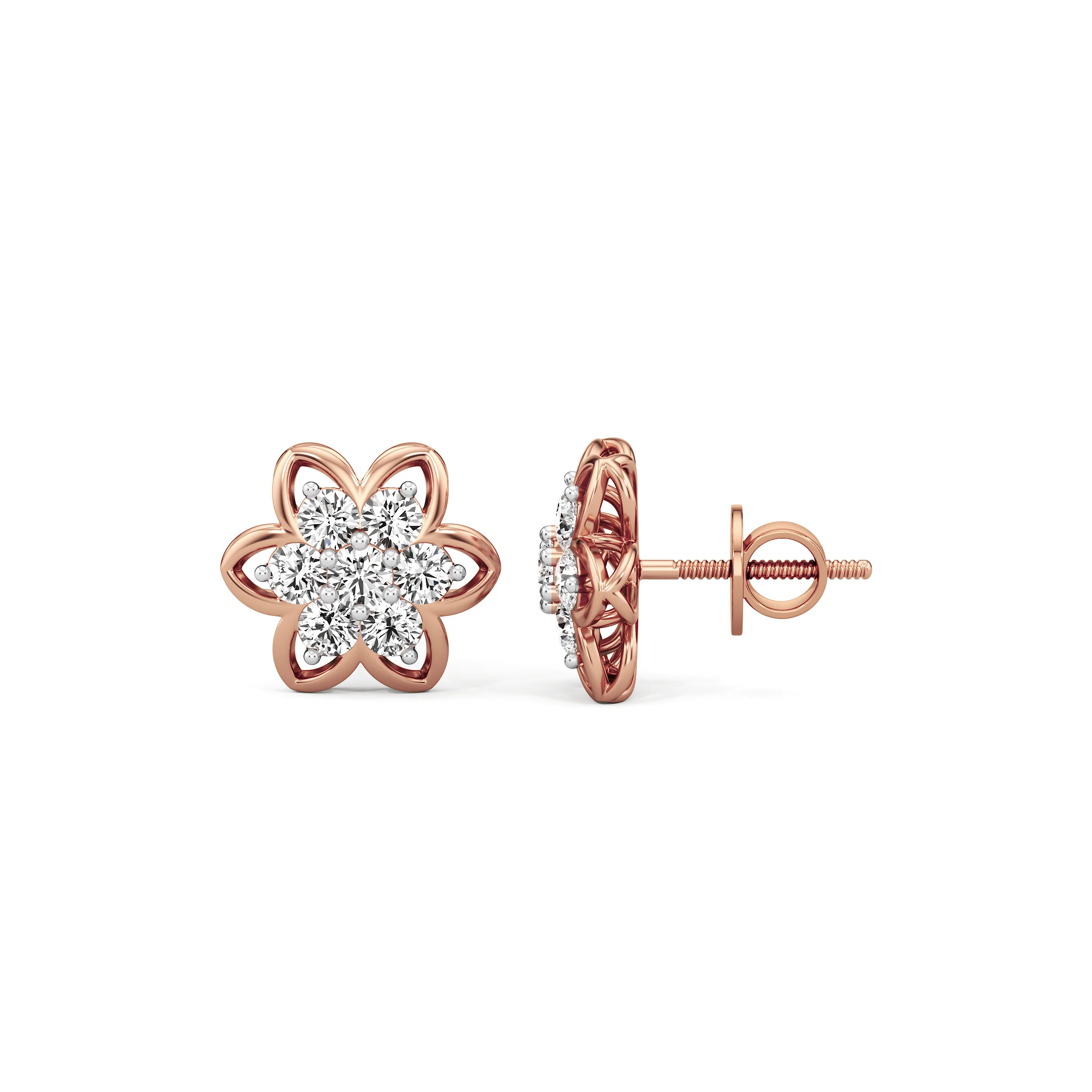 Petalburst Diamond Studs 5