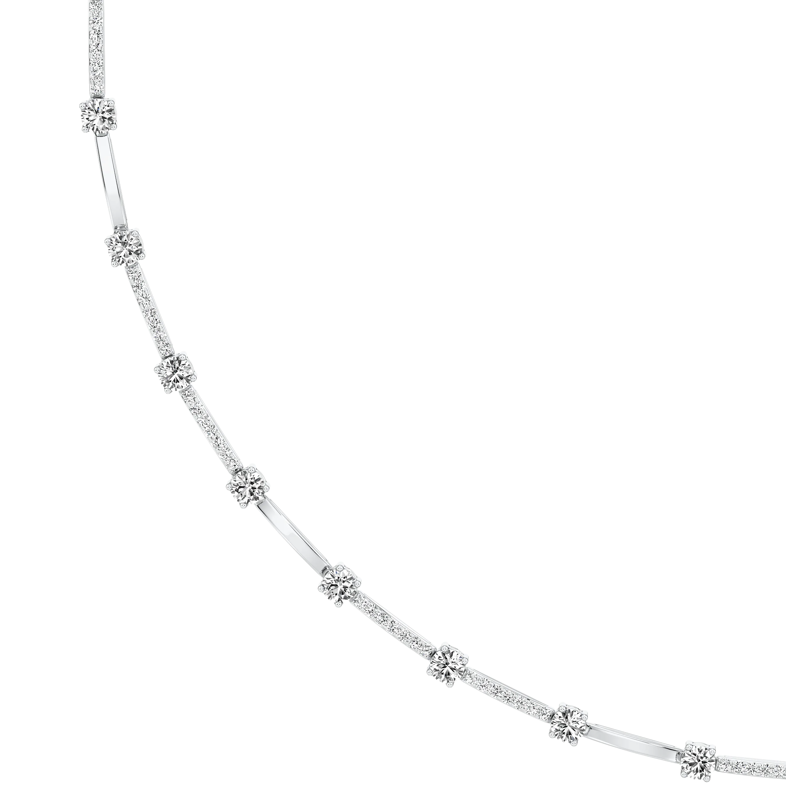 Nebula Glow Tennis Necklace 5