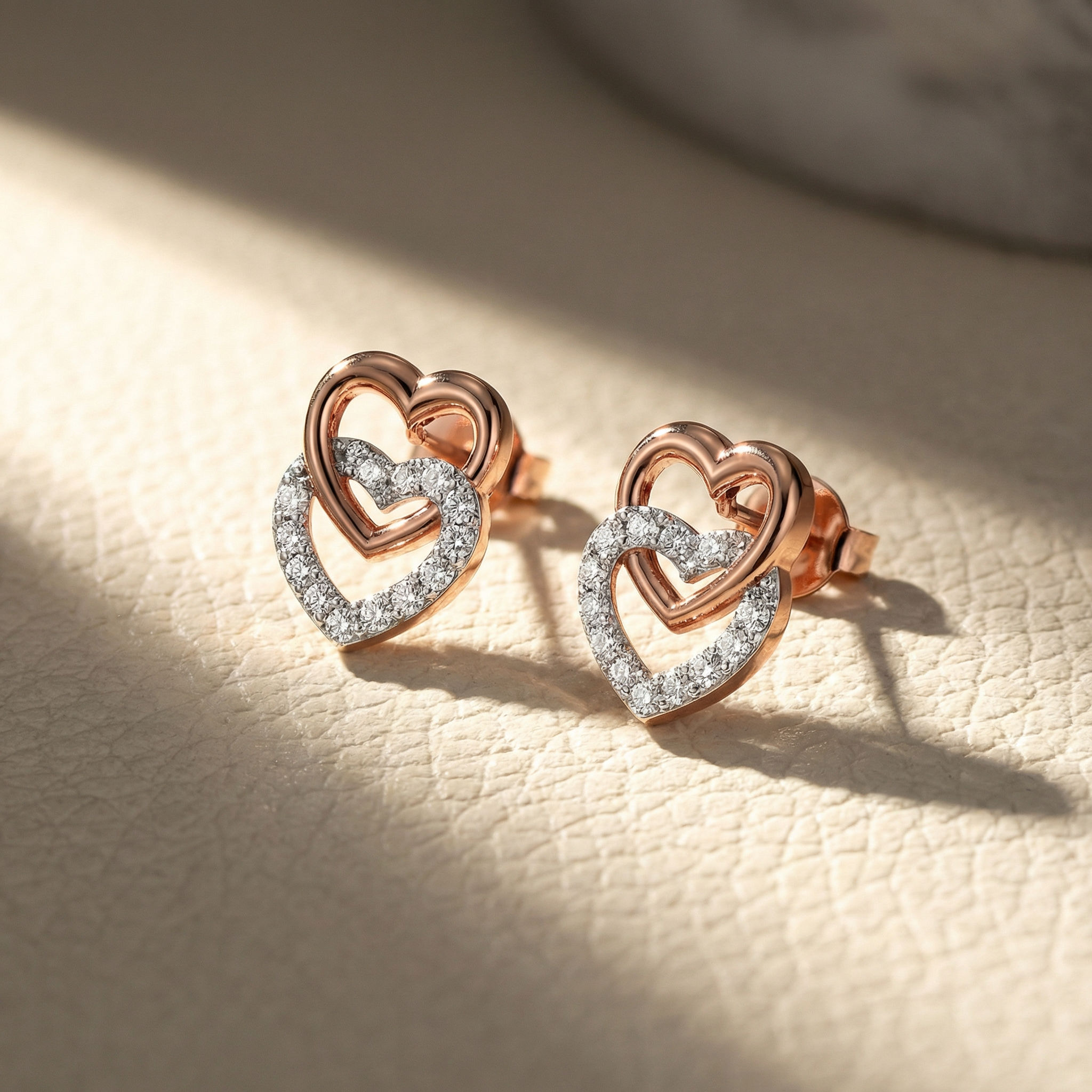 Infinity Hearts Studs 2