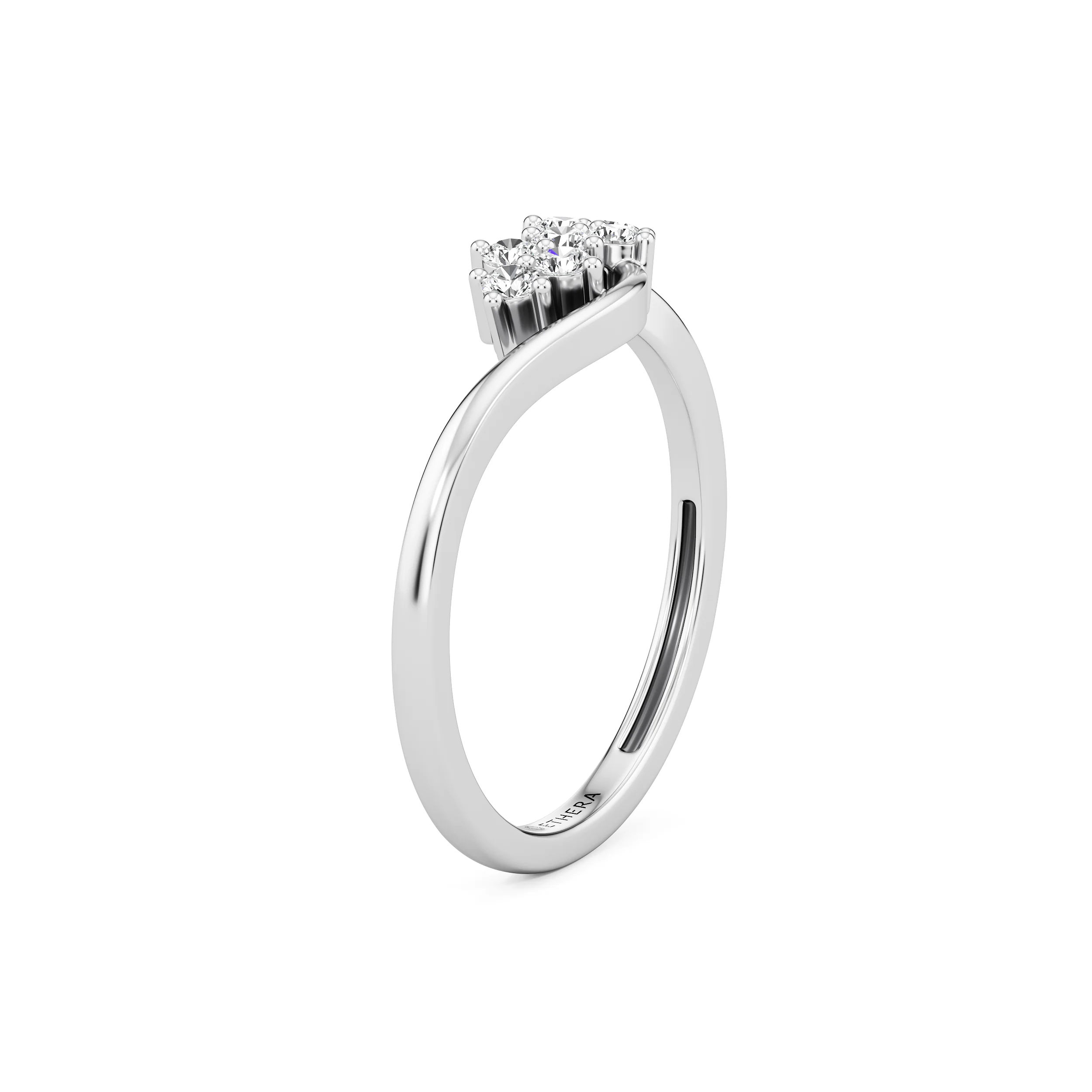 Serene Curve Ring 10