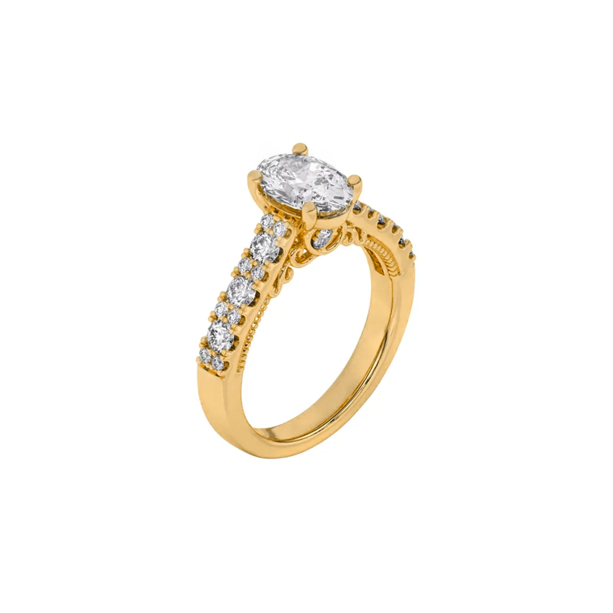 Nouveau Brilliance Solitaire Ring 0