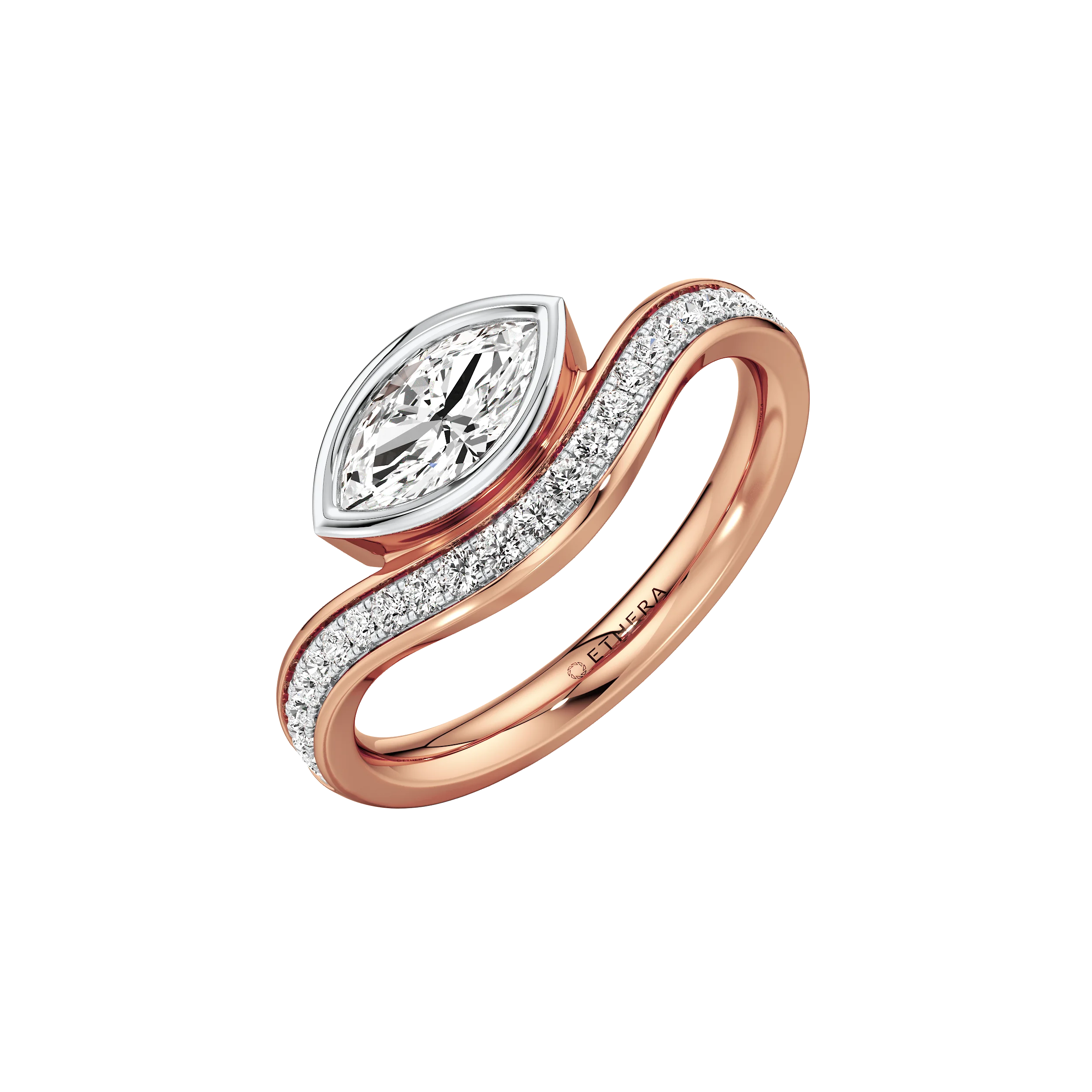 Marquise Elegance Solitaire Ring 10