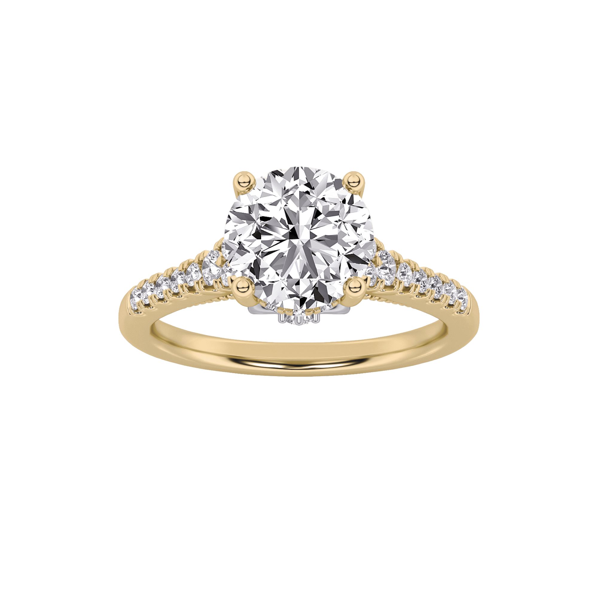 Blush Radiance Solitaire Ring 5