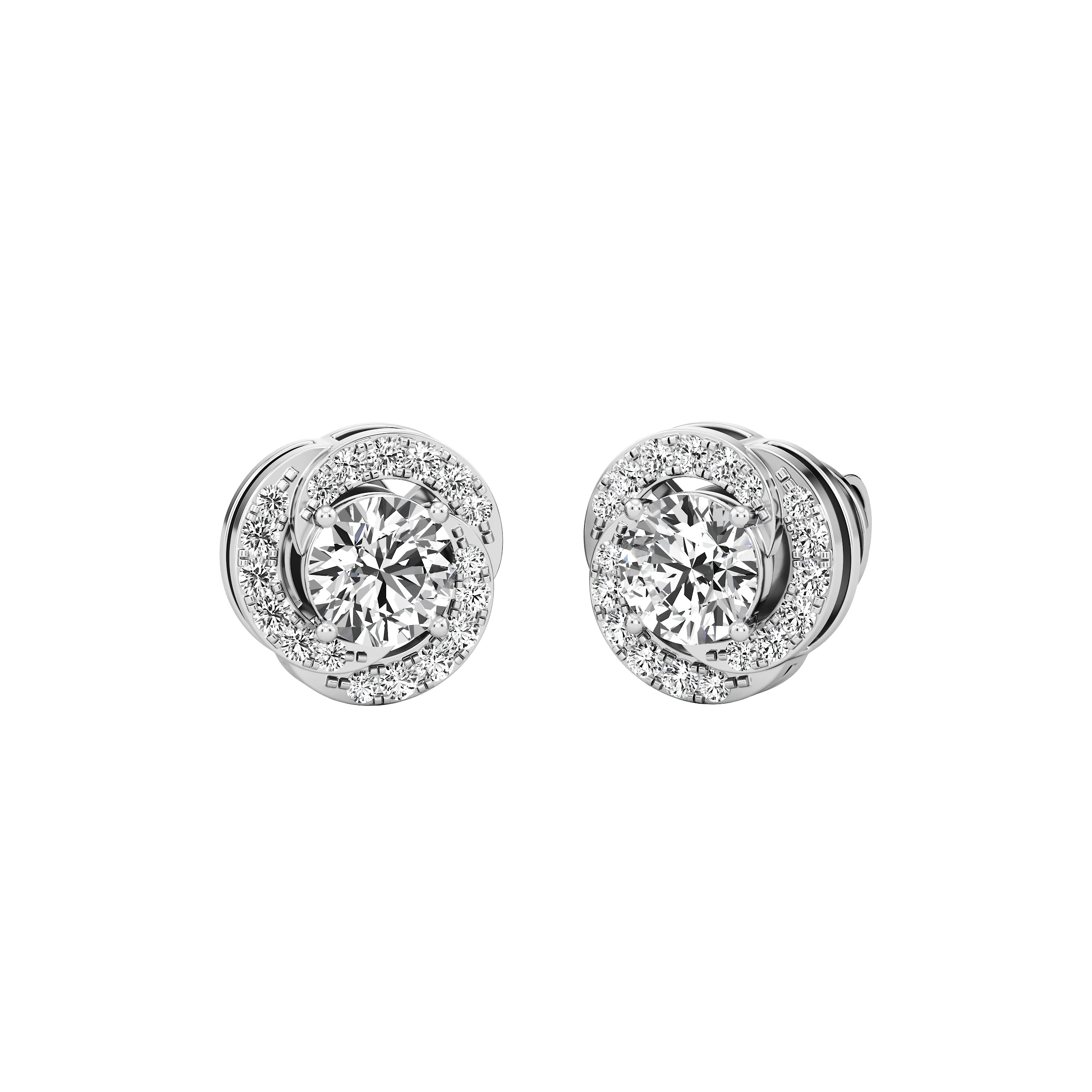Orbit Glow Diamond Studs 1