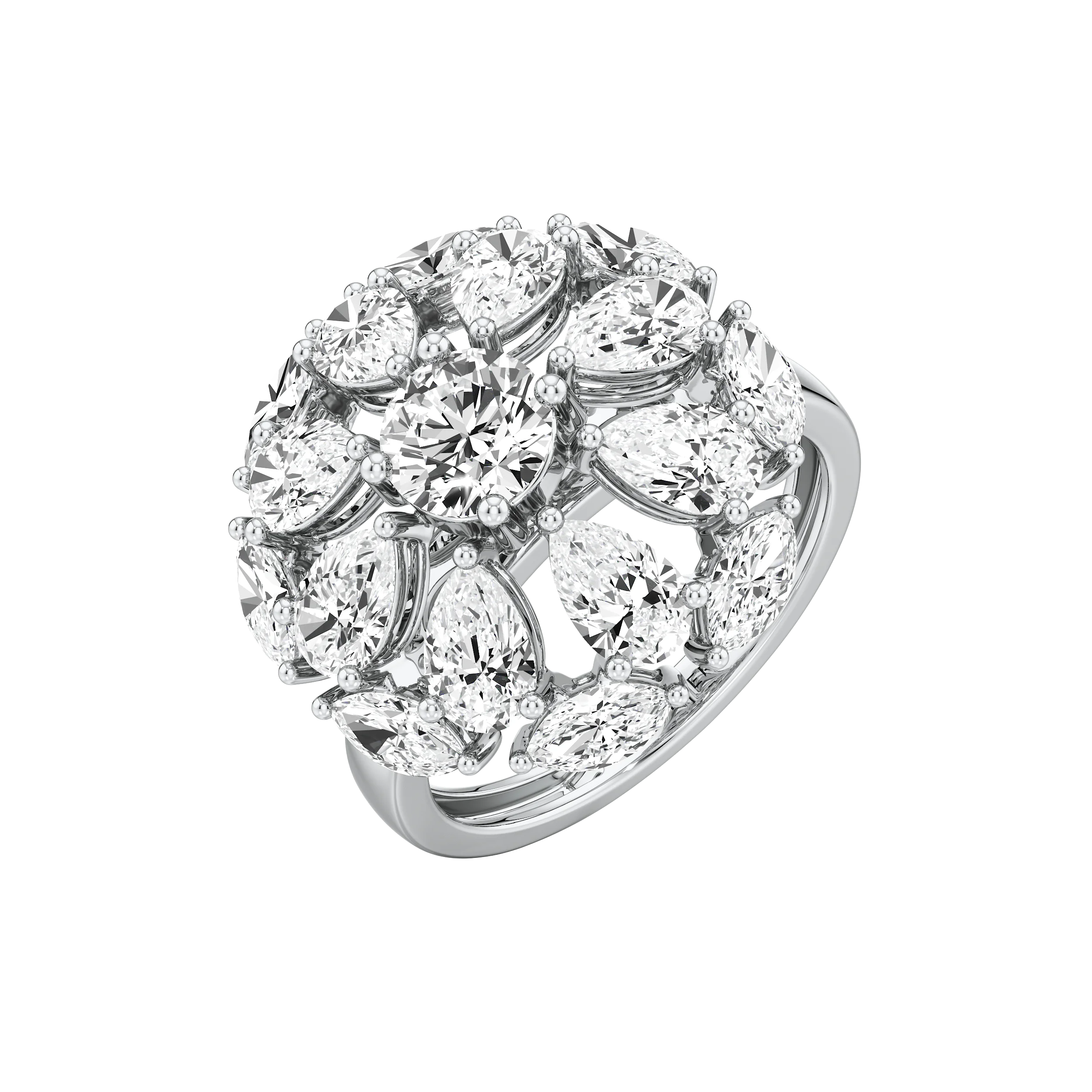 Marquise Bloom Cocktail Ring 5