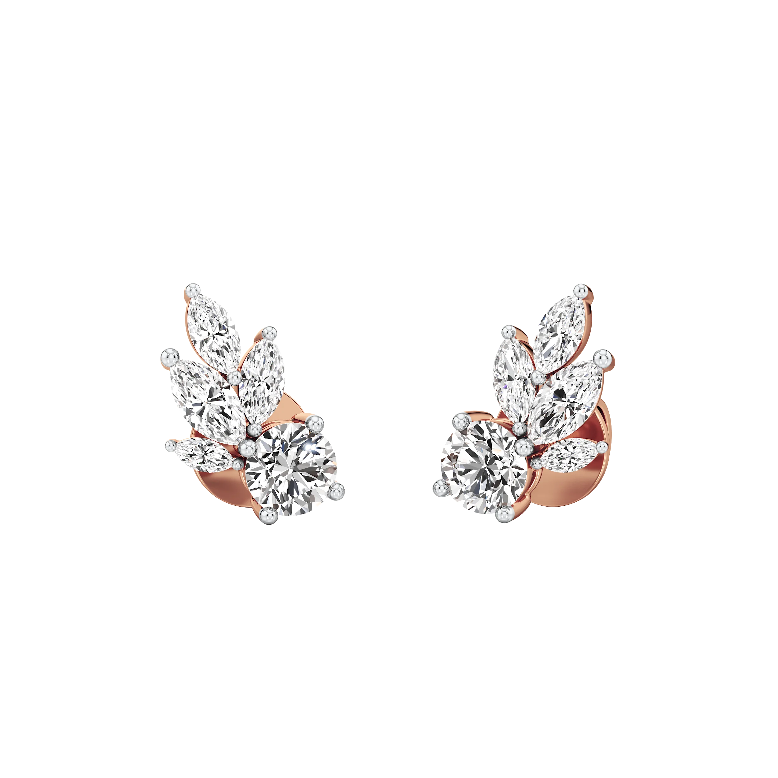 Petal Whisper Diamond Studs 6