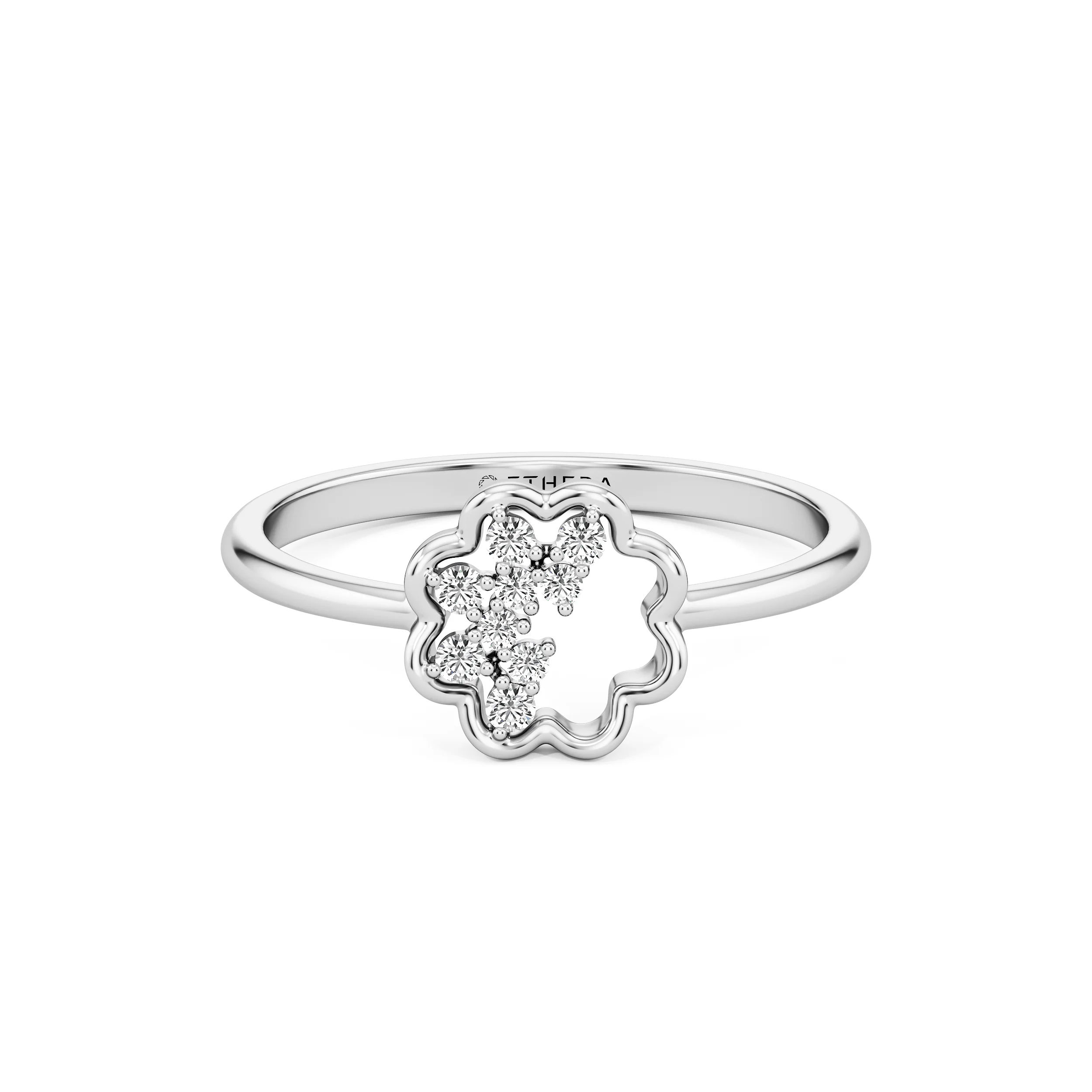 Flutter Bloom Diamond Ring 9