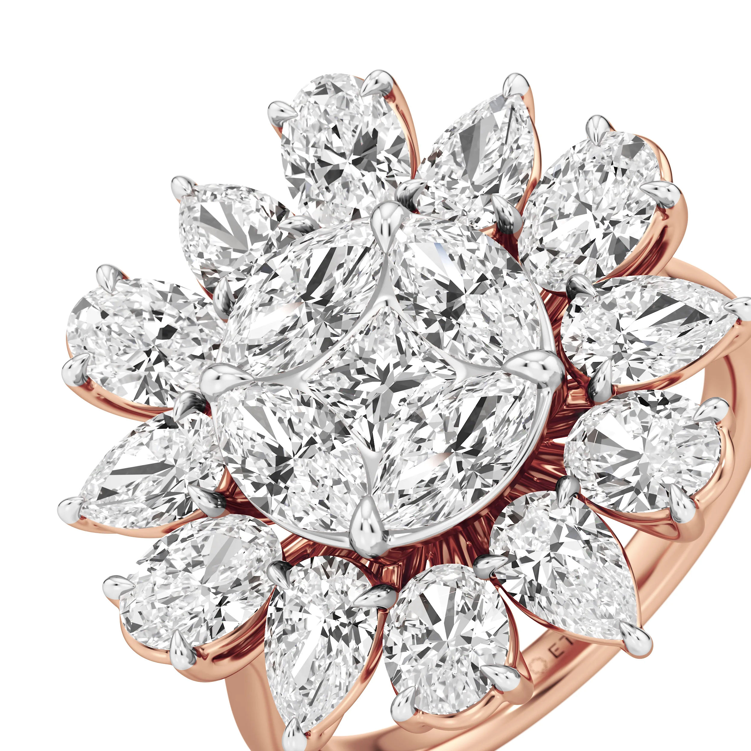 Frosted Bloom Ring 10