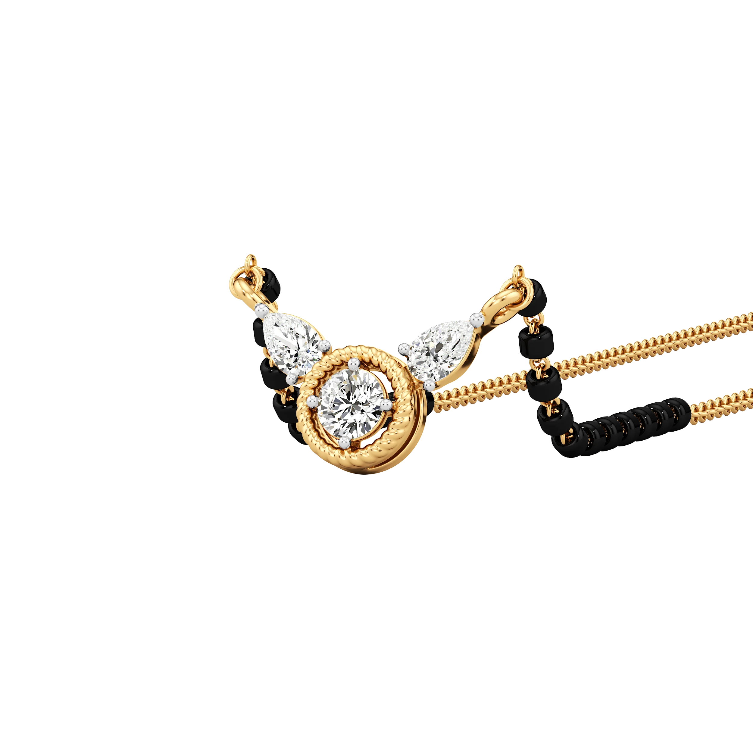 Aarini Pear-Drop Mangalsutra