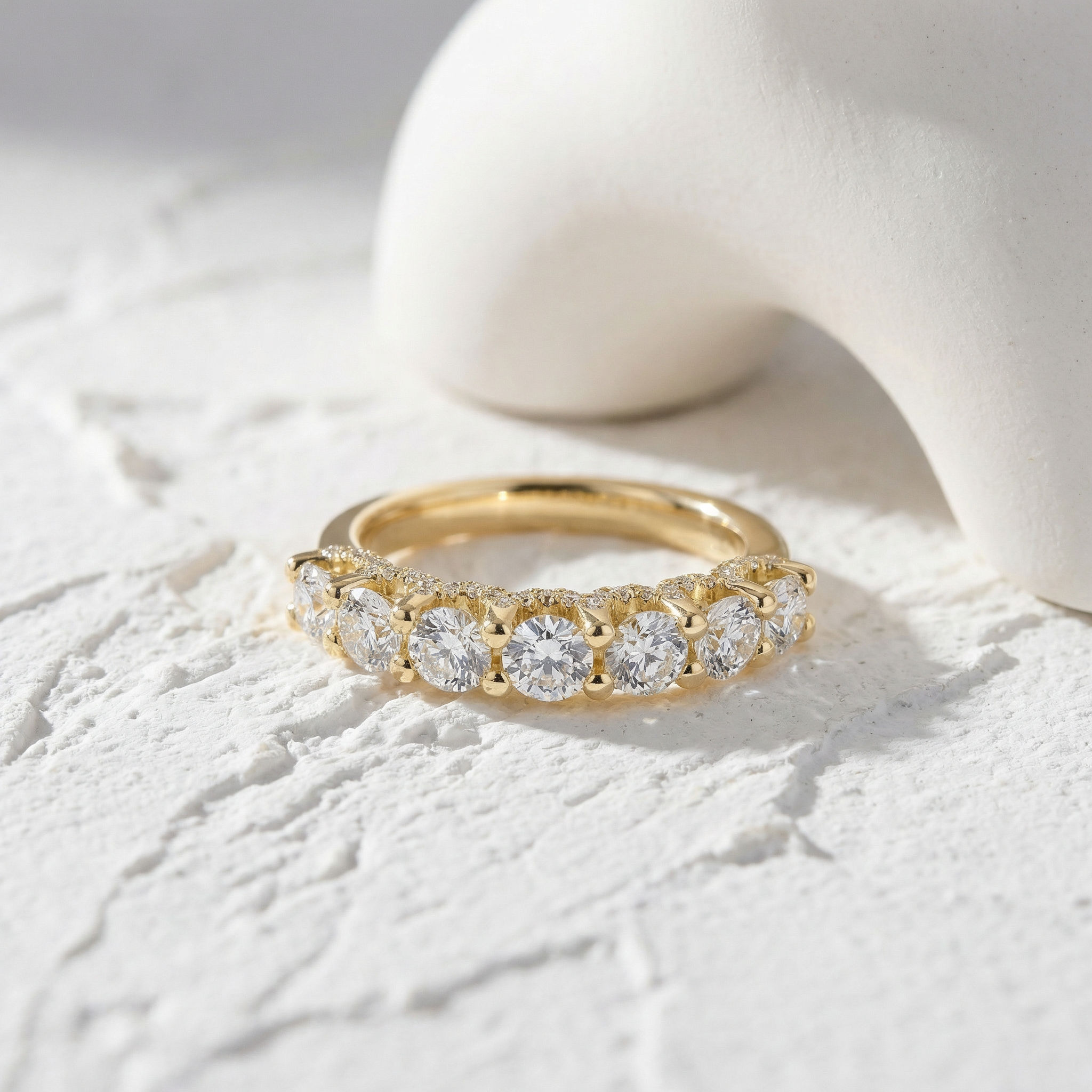 Seven Star Bridal Ring Set 2