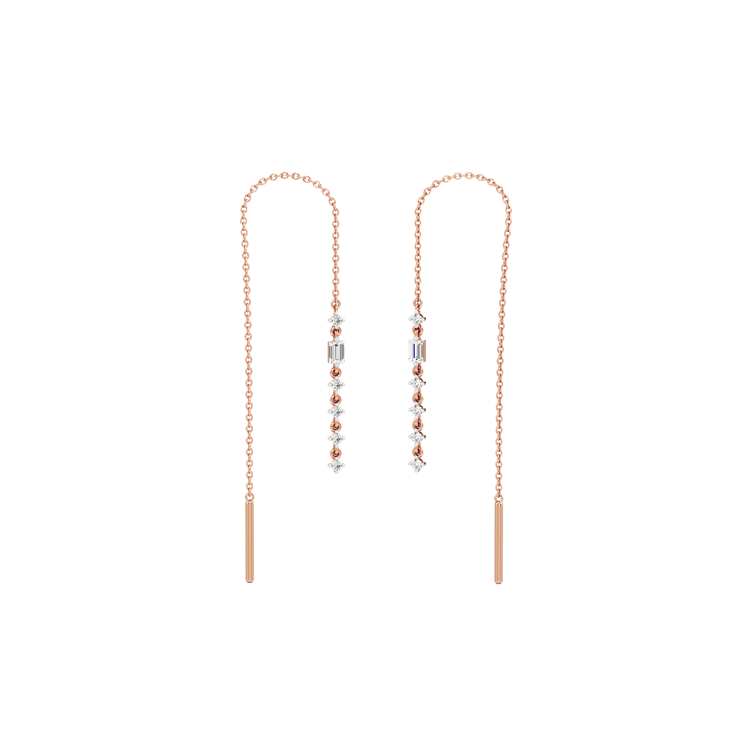 Starlit Threader Drop Earrings 6