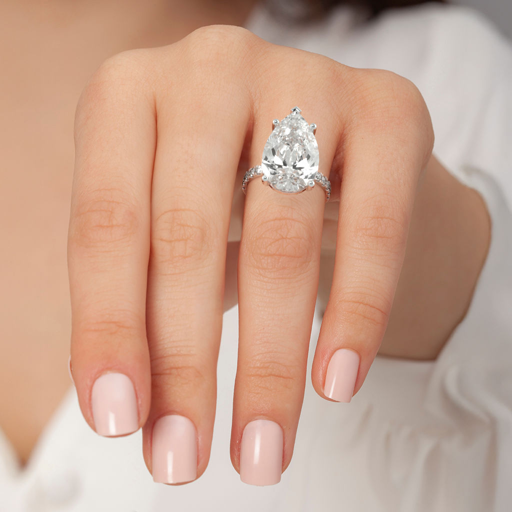 Aurora Pear Solitaire