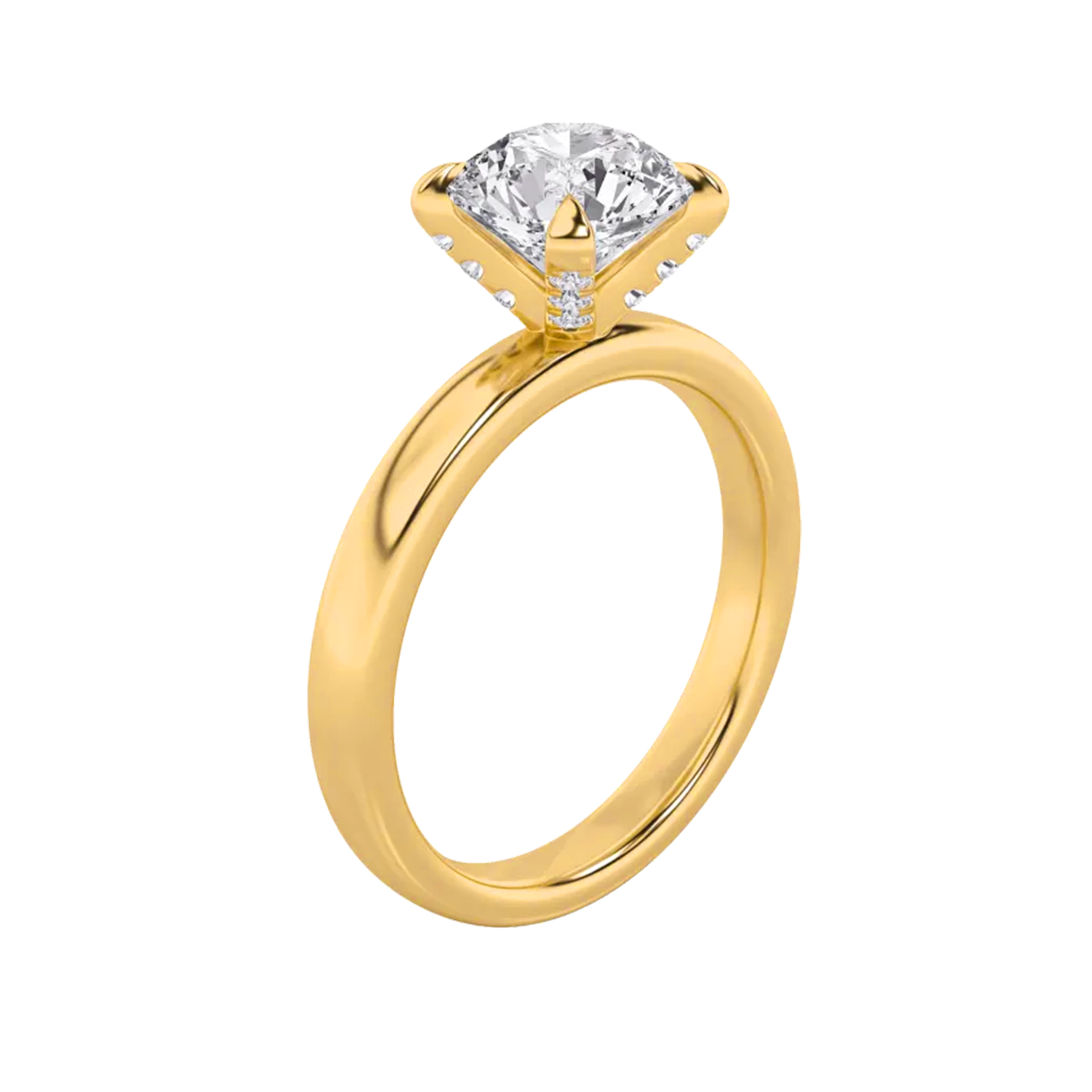 Radiant Oval Promise Ring