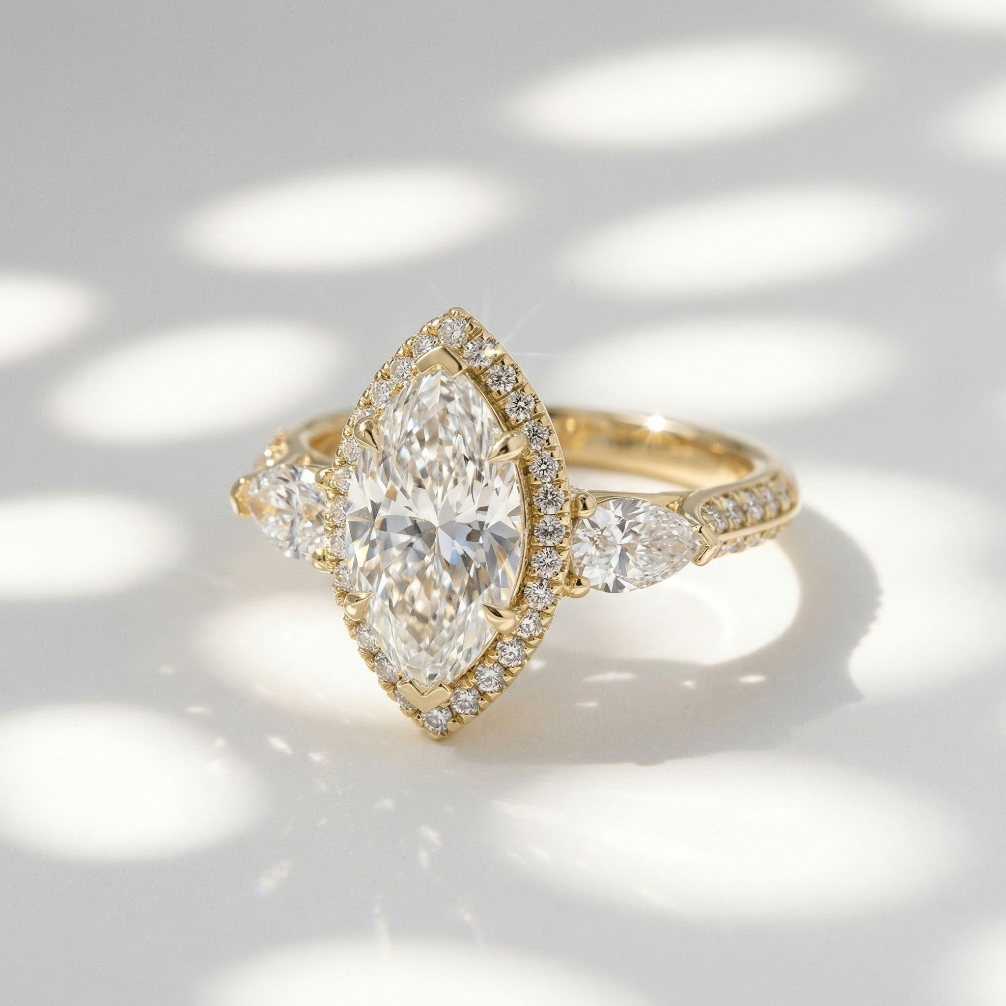 Triad Of Love 3 Stone Ring 2