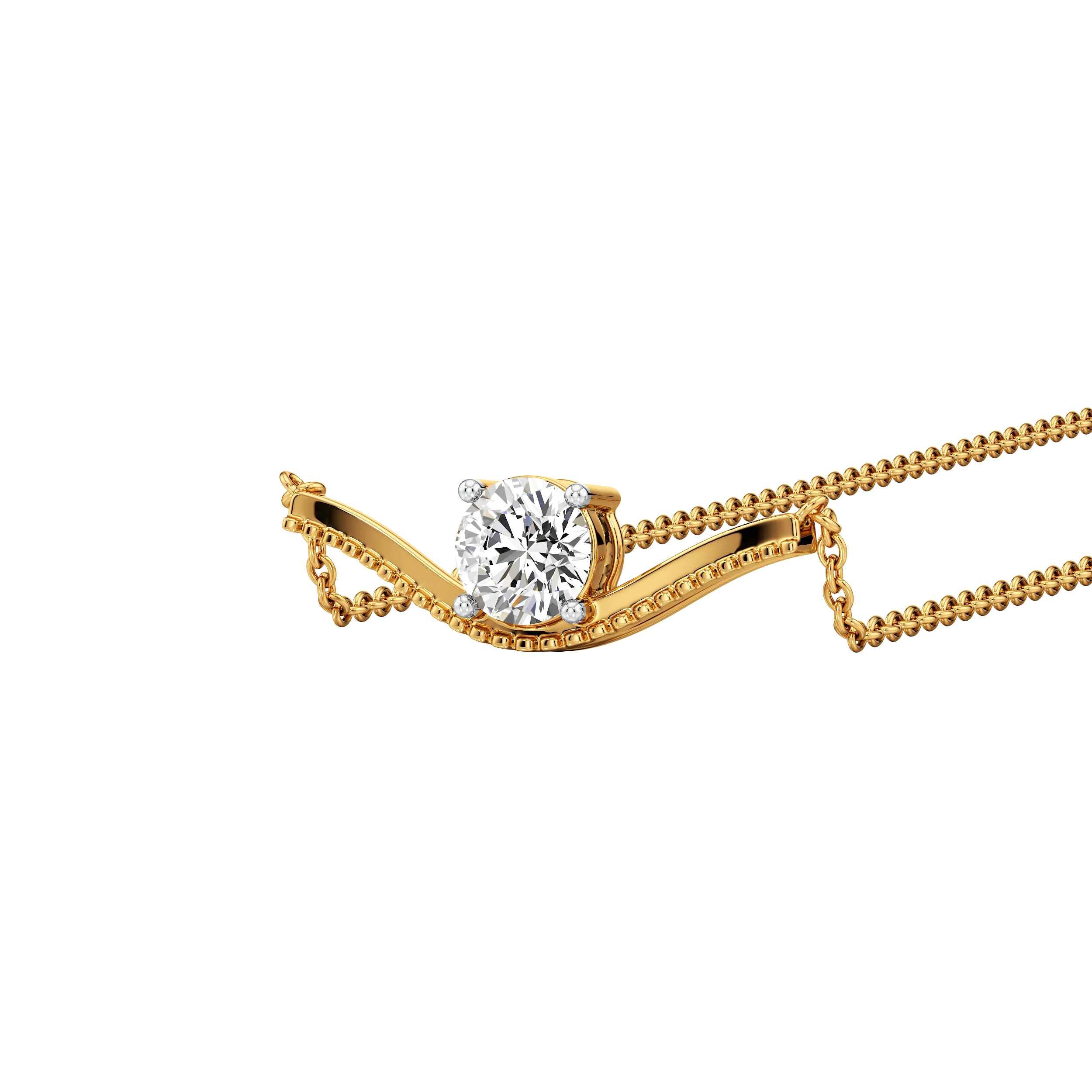 Glide Solitaire Necklace