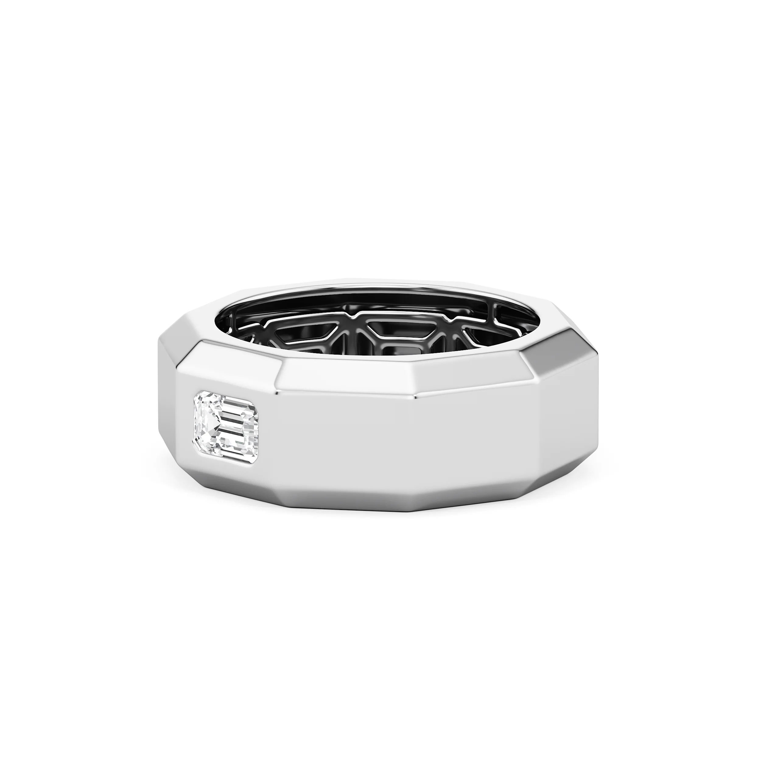 Edgeline Emerald-Cut Band 7