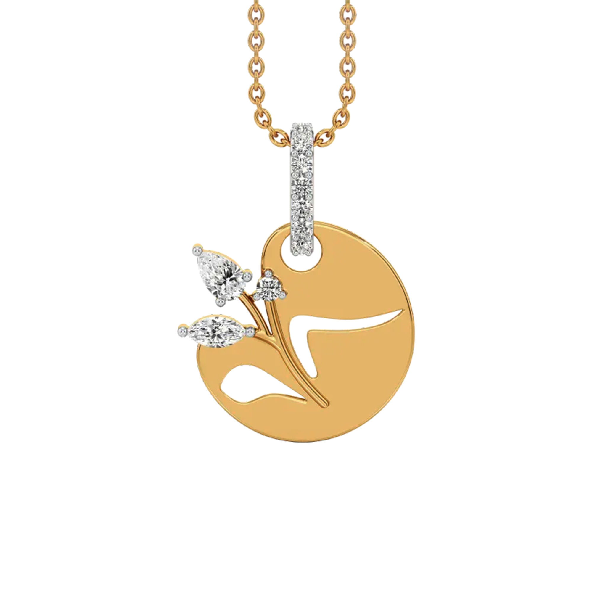 Bloom Disc Pendant 1