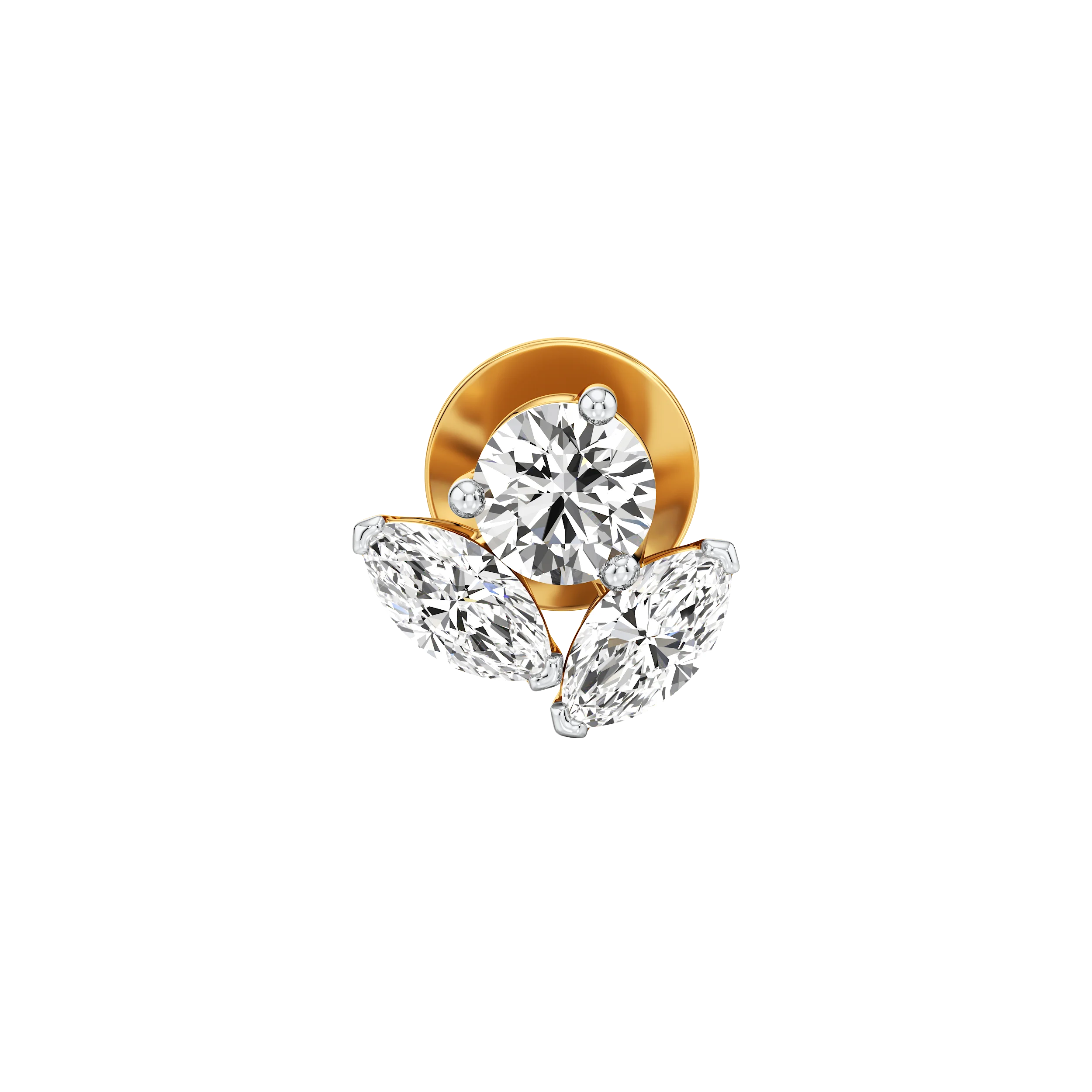 Flora Glint Pendant and earrings 3