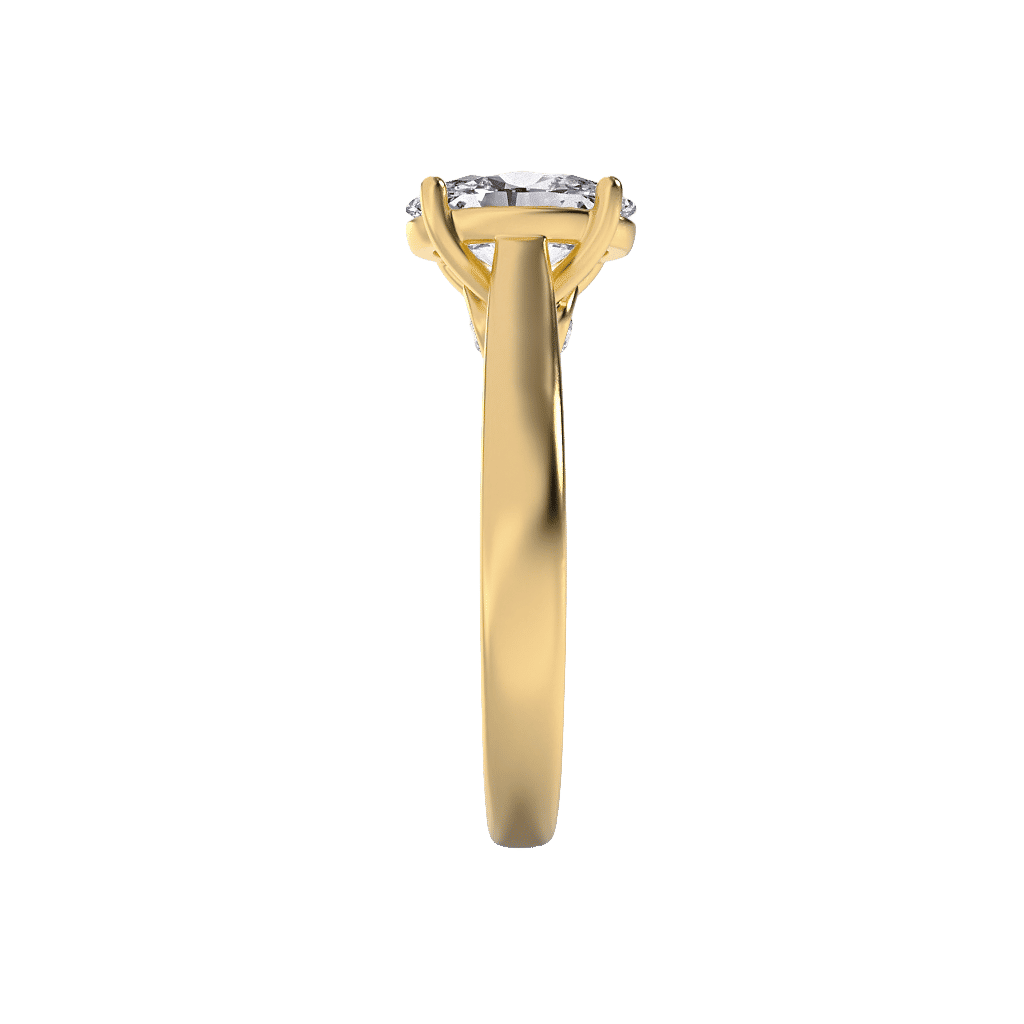 Haloed Oval Glow Ring 2