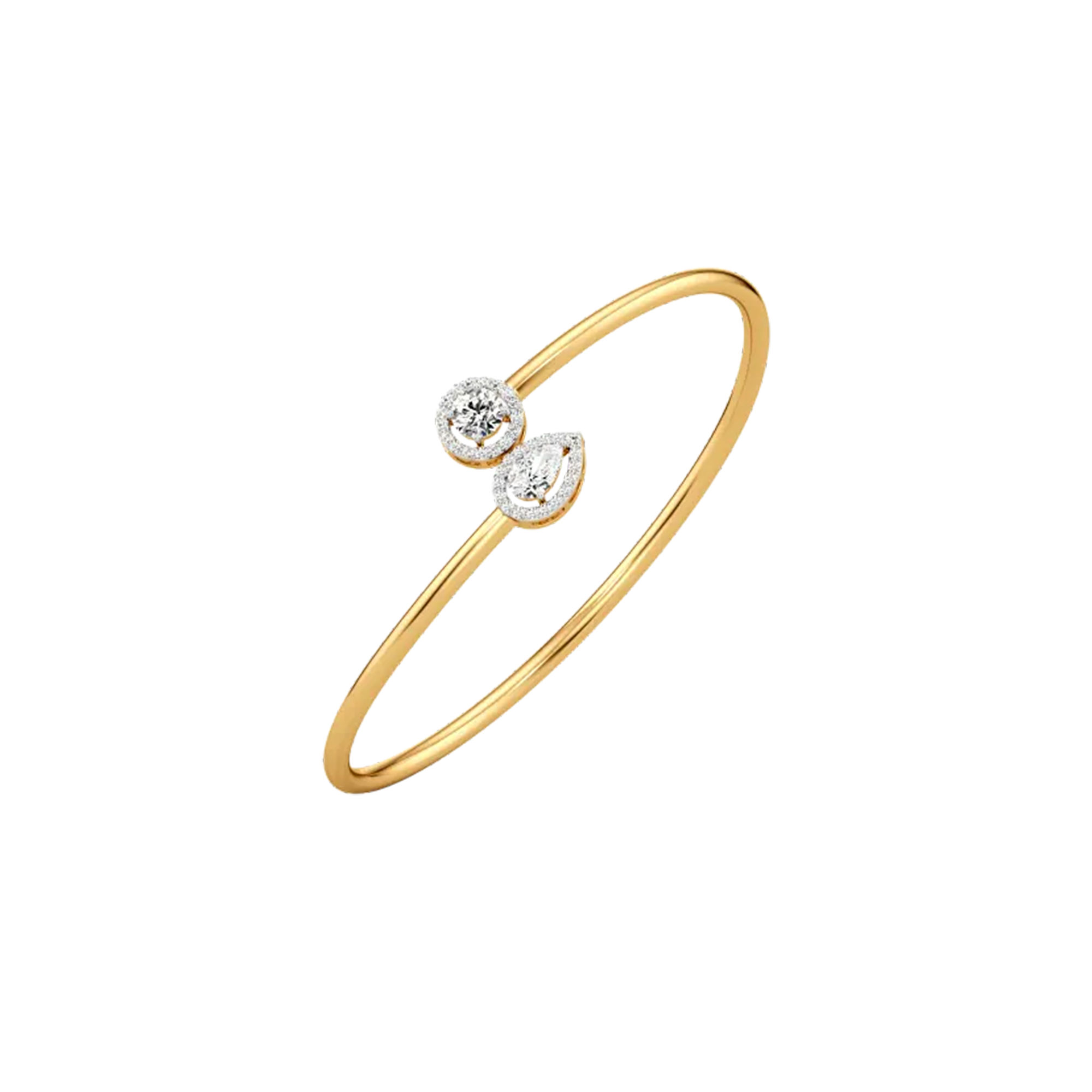 Dual Glow Diamond Bangle 2