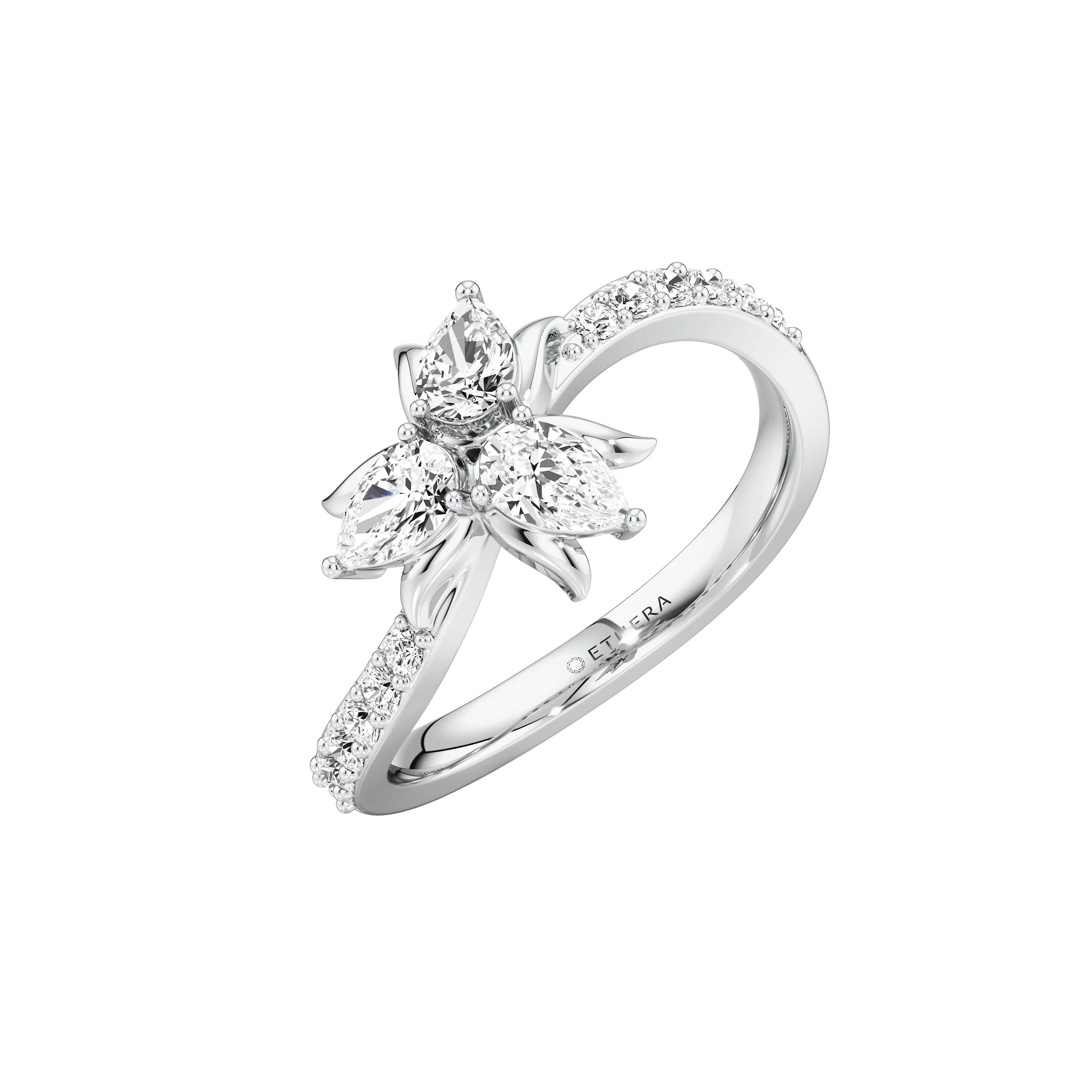 Sepels And Tepels 3 Stone Ring 6