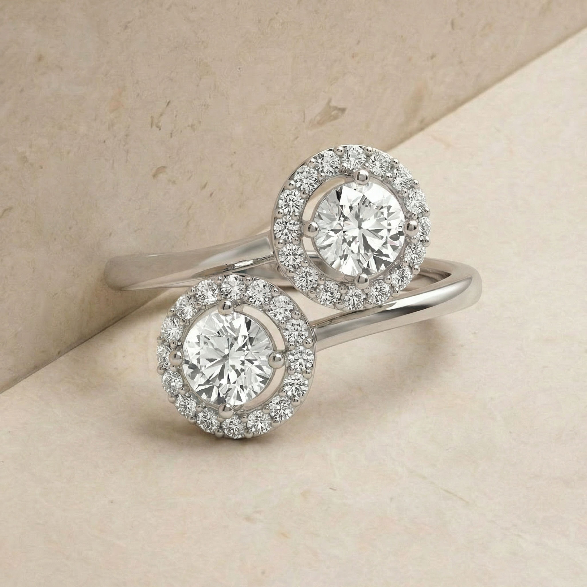 Twin Flame Toi et Moi Ring 2