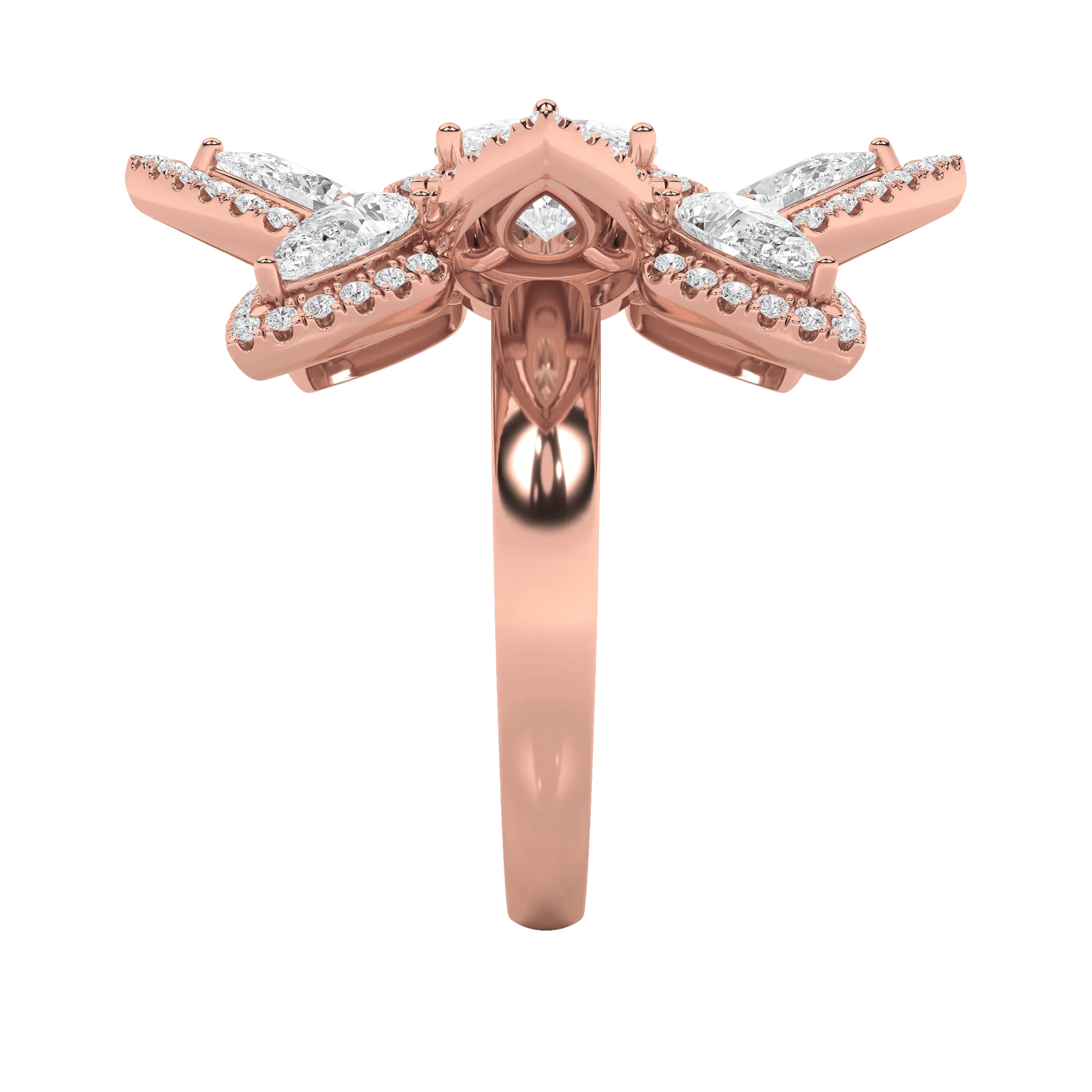 Vintage Garden Cocktail Ring 13